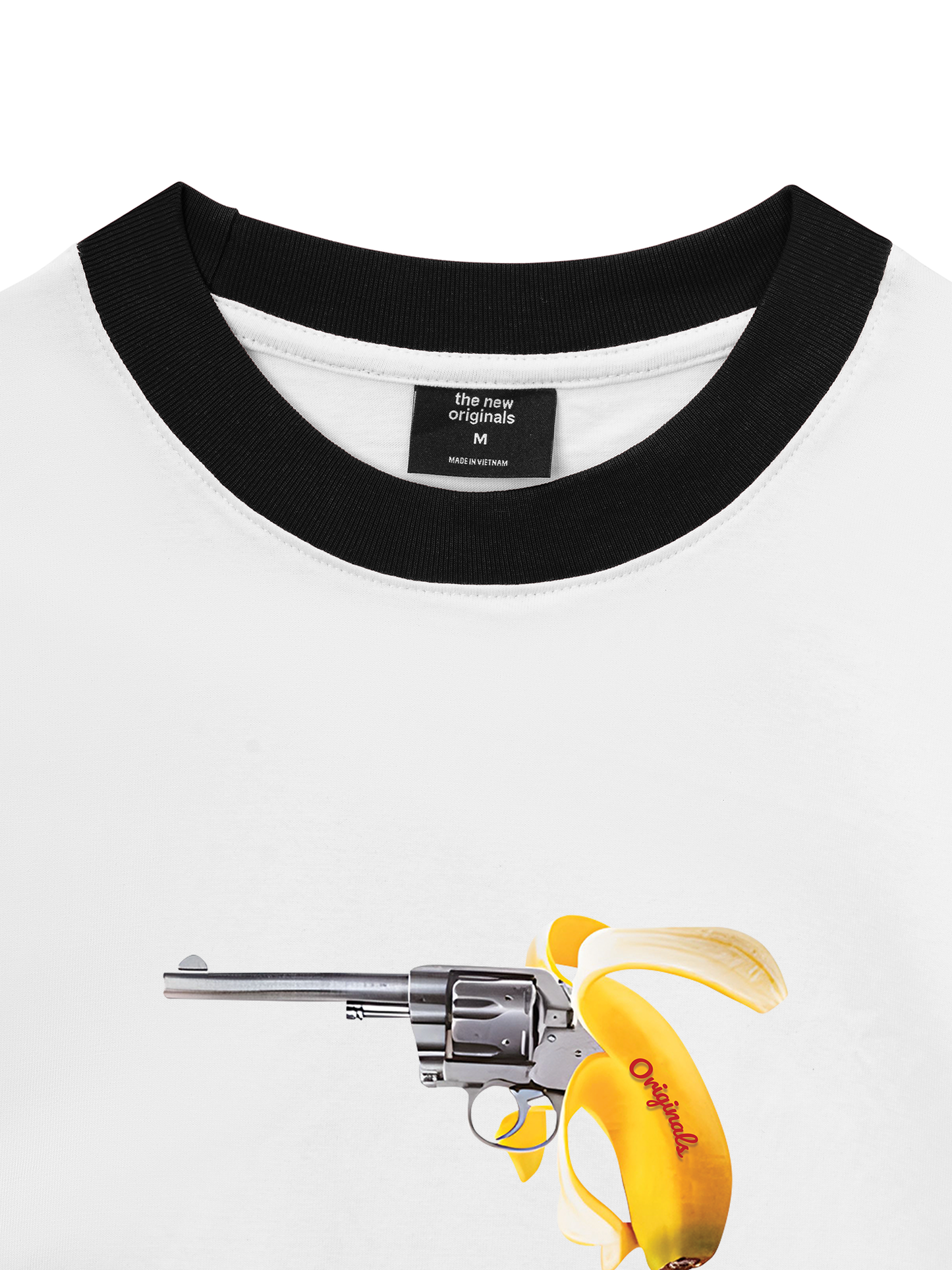Áo Thun Ringer Relaxed Fit Fun Banana Gun