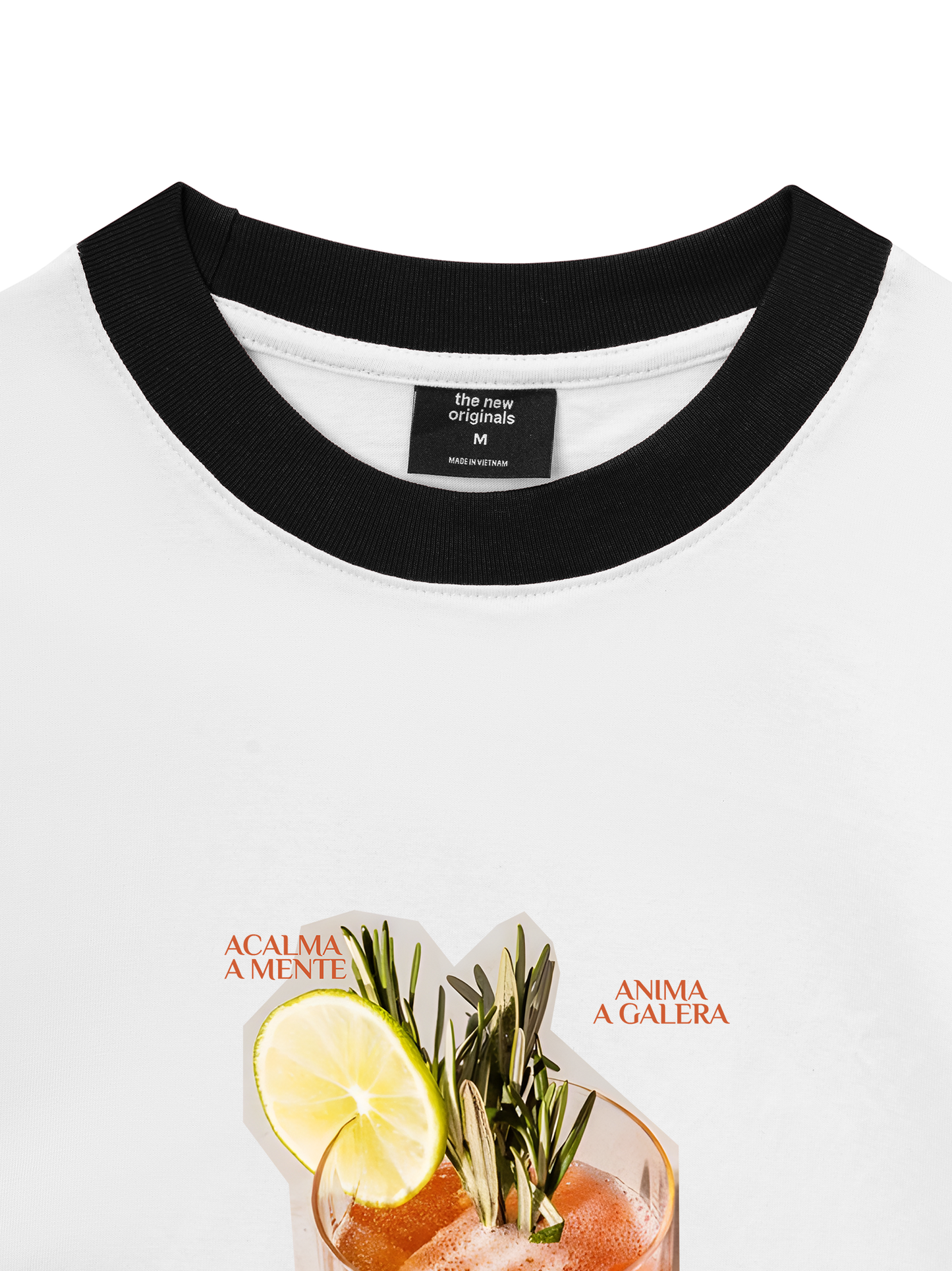 Áo Thun Ringer Relaxed Fit Fresh Aperol Spitz