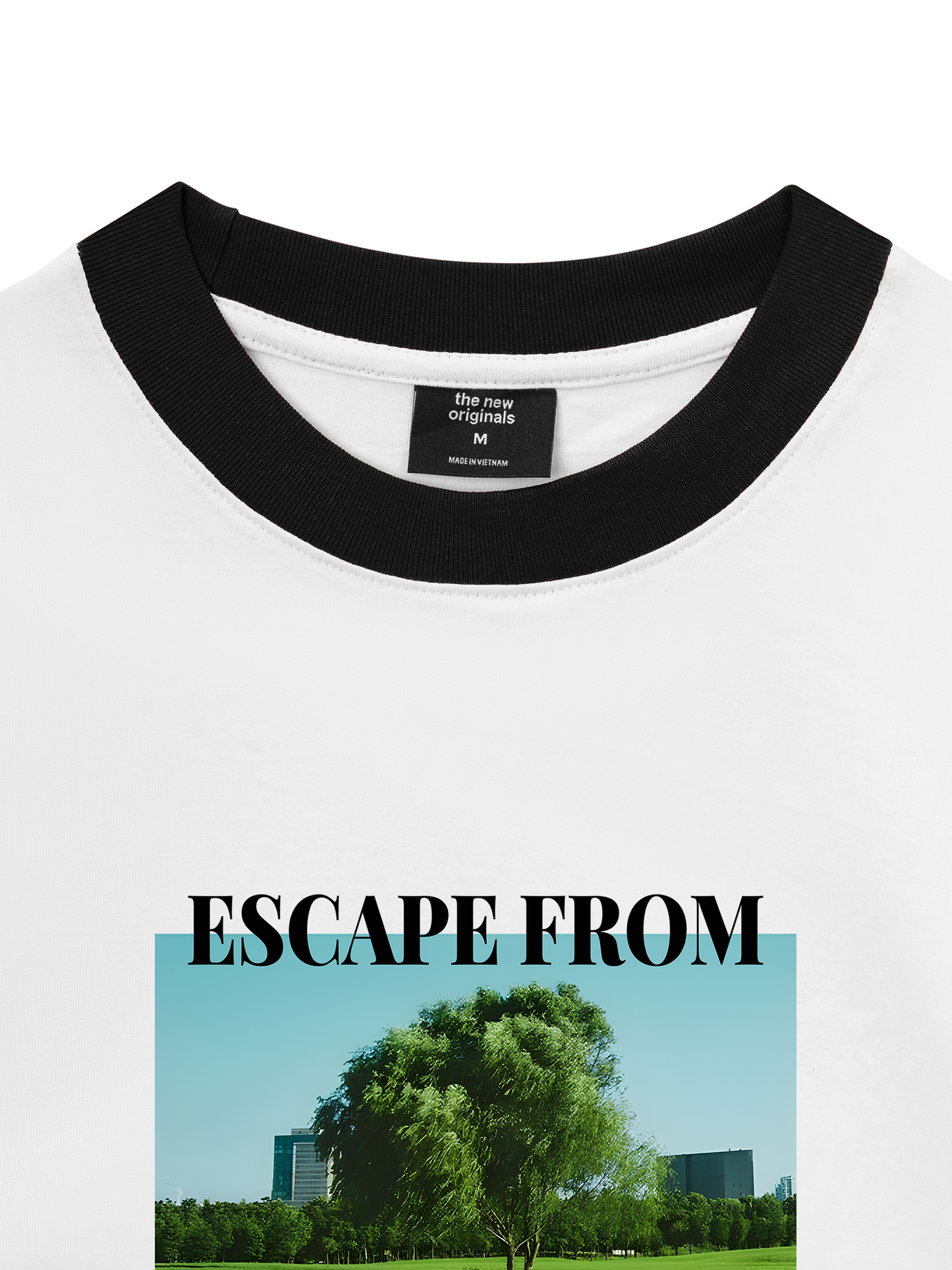 Áo Thun Ringer Relaxed Fit Escape From Reality
