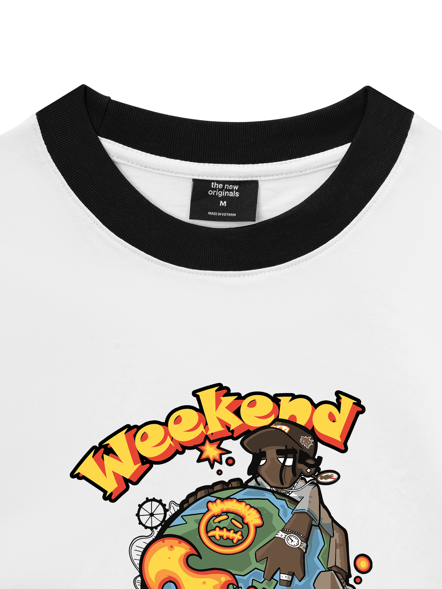 Áo Thun Ringer Relaxed Fit Weekend On Fire