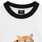 Áo Thun Ringer Relaxed Fit Animal Mood Funny Meow