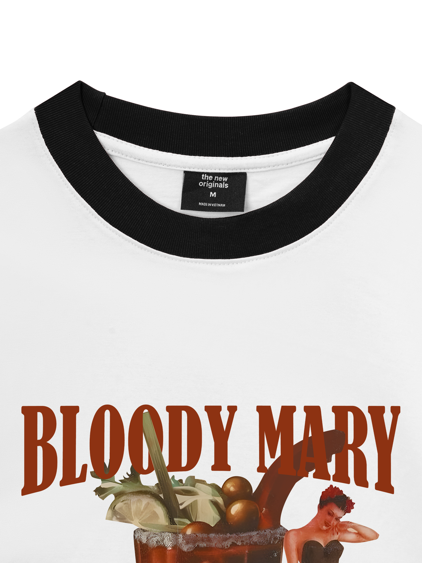 Áo Thun Ringer Relaxed Fit Fresh Bloody Mary
