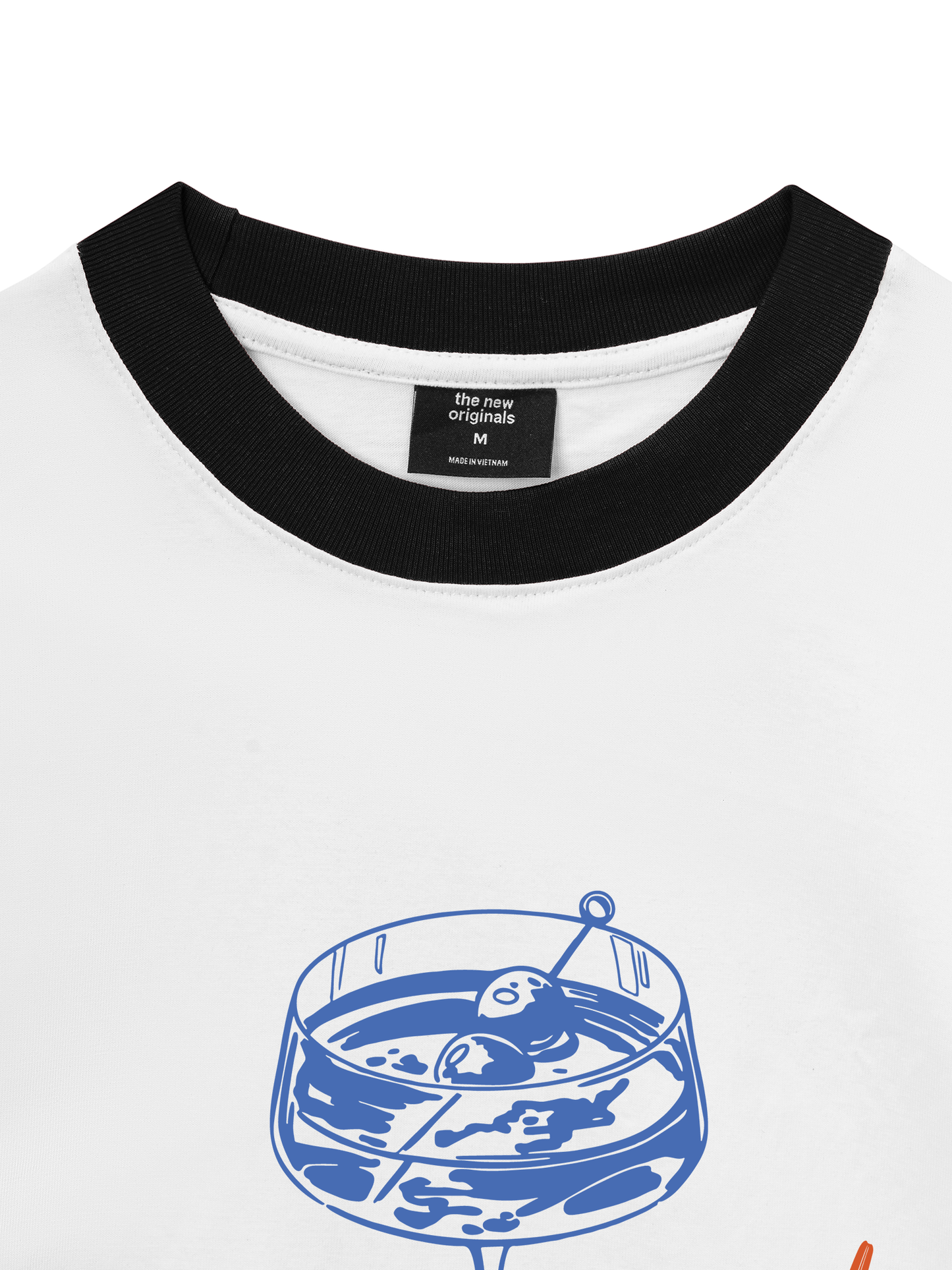 Áo Thun Ringer Relaxed Fit drink up