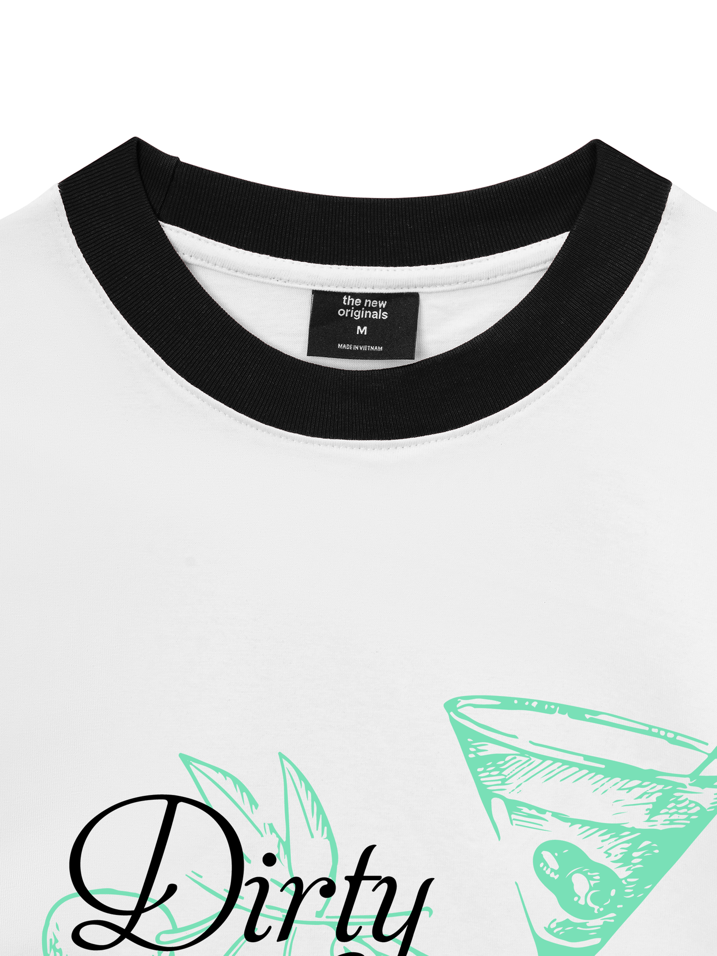 Áo Thun Ringer Relaxed Fit Fresh Dirty Martini