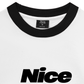 Áo Thun Ringer Relaxed Fit Life Vibe Nice Attitude