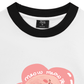Áo Thun Ringer Relaxed Fit Flower Cat