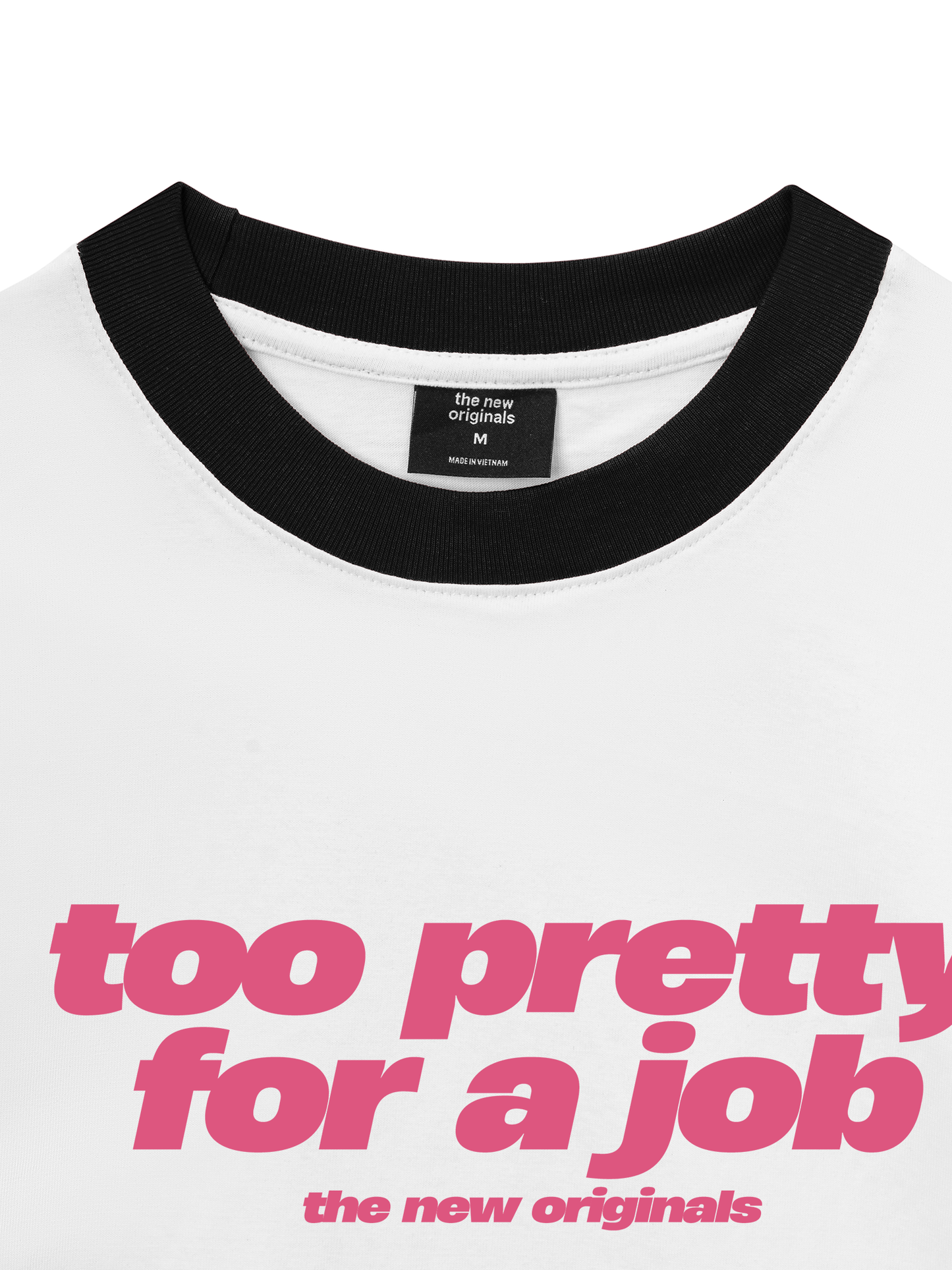 Áo Thun Ringer Relaxed Fit Life Vibe Too Pretty