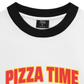 Áo Thun Ringer Relaxed Fit Foody Pizza Time