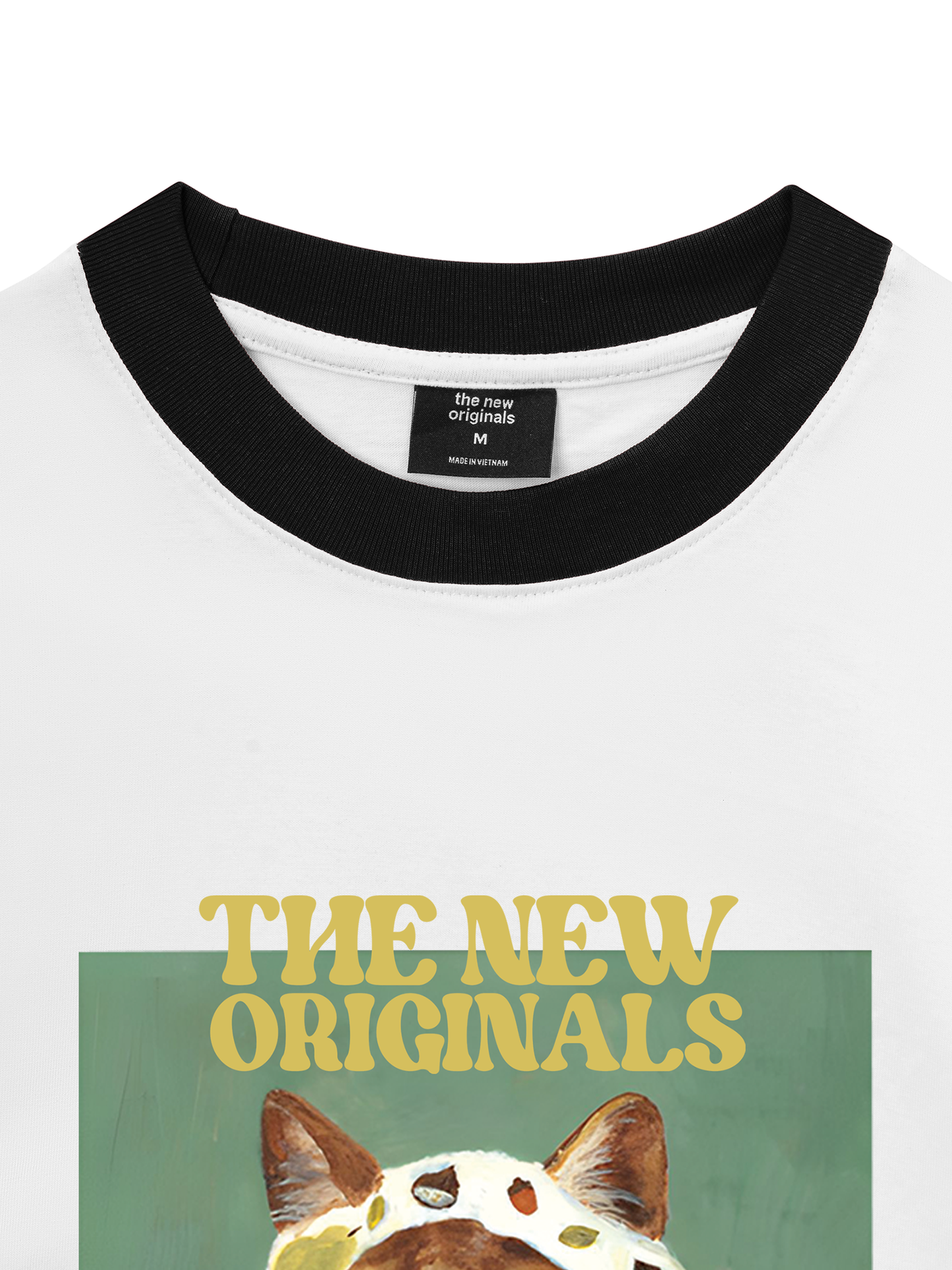 Áo Thun Ringer Relaxed Fit Lady cat
