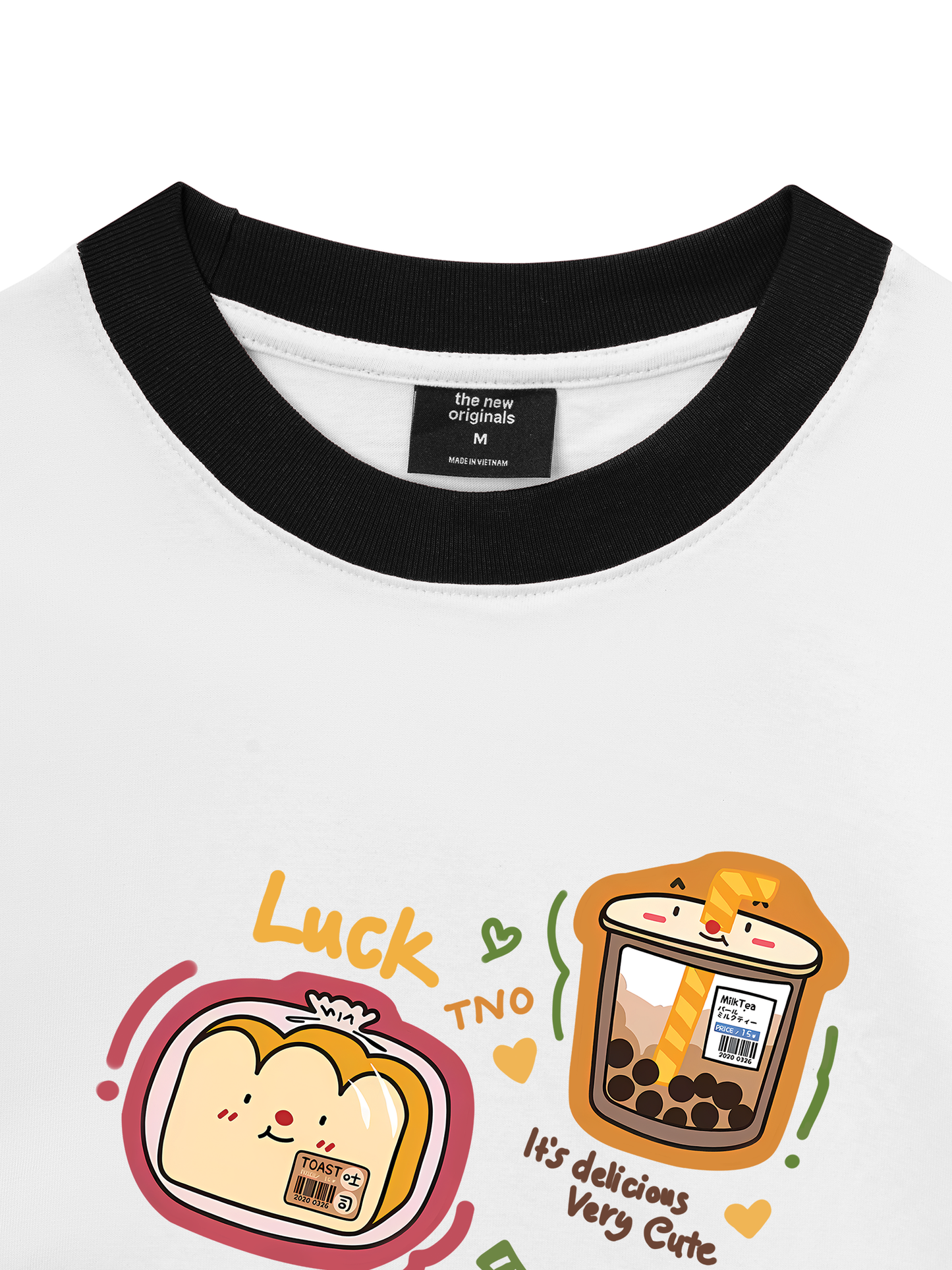 Áo Thun Ringer Relaxed Fit Sweet Pastry Cute Bento