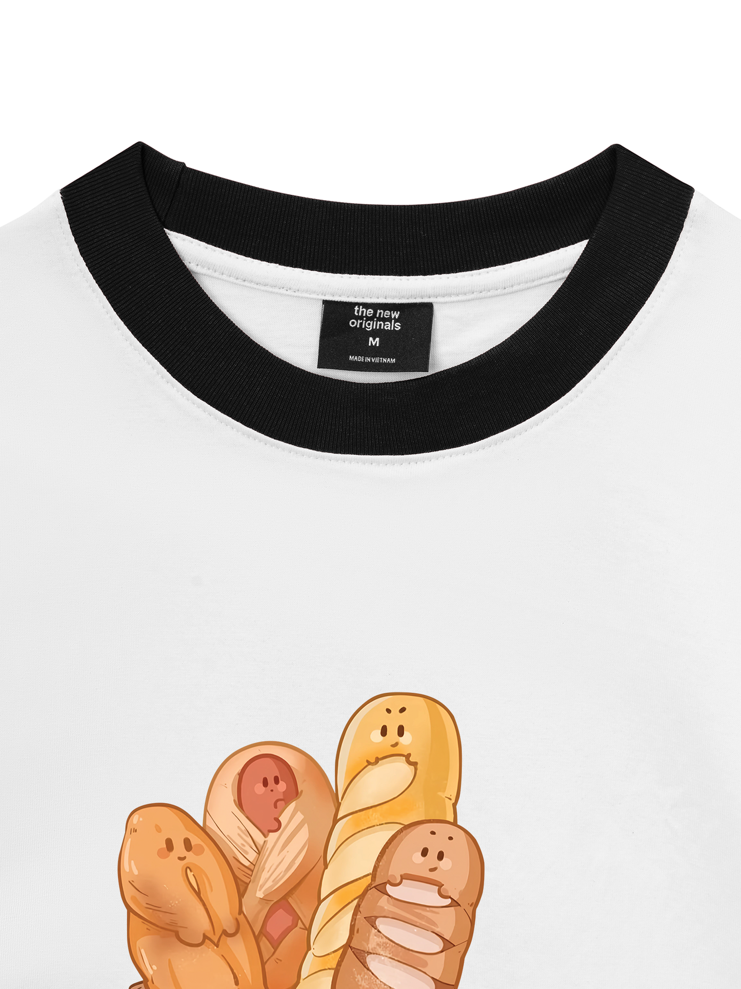 Áo Thun Ringer Relaxed Fit Love Bread