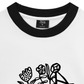 Áo Thun Ringer Relaxed Fit Coffee & Flowers Oversized