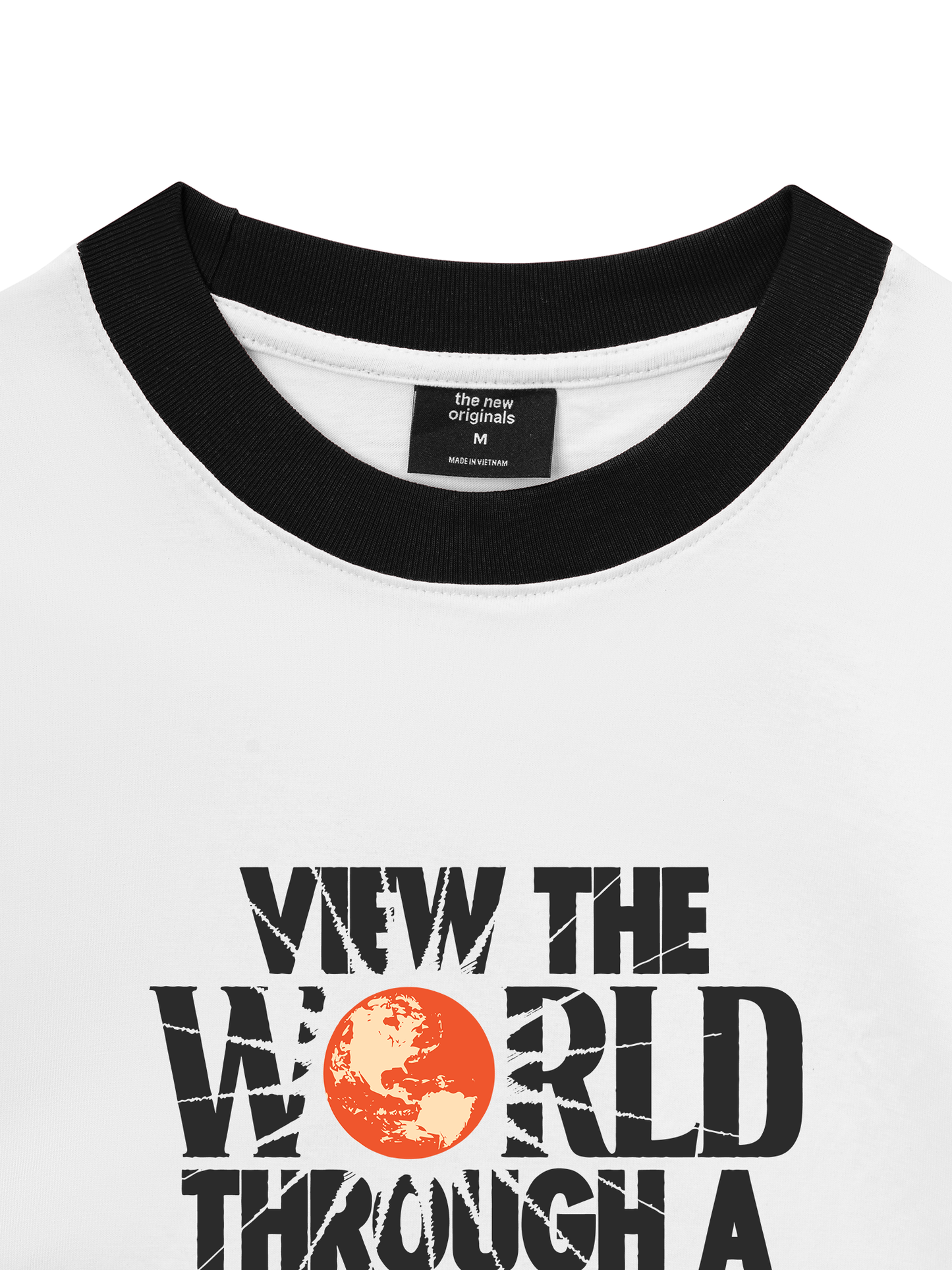 Áo Thun Ringer Relaxed Fit Be Bold View The World Through