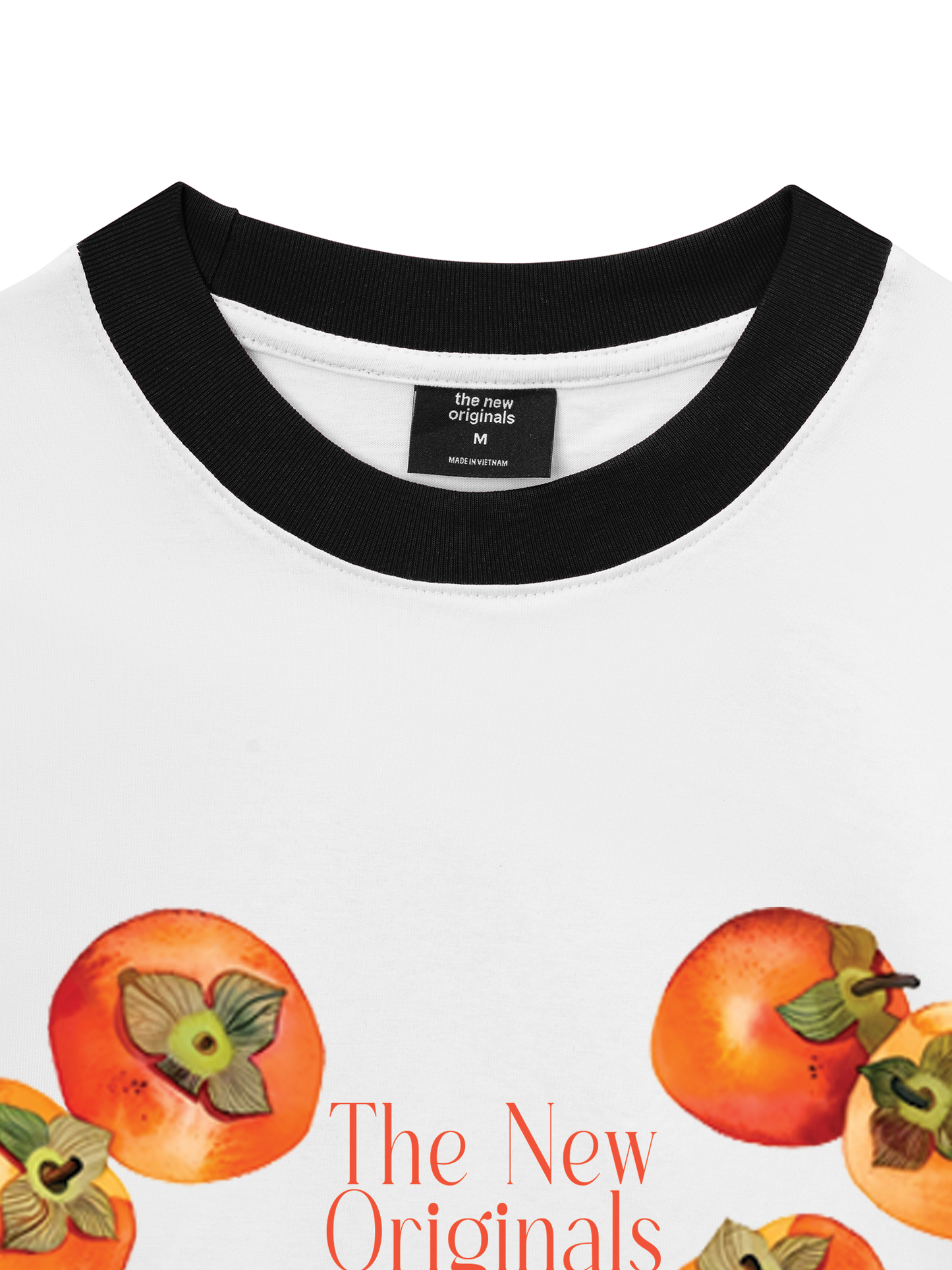 Áo Thun Ringer Relaxed Fit Ripe persimmons