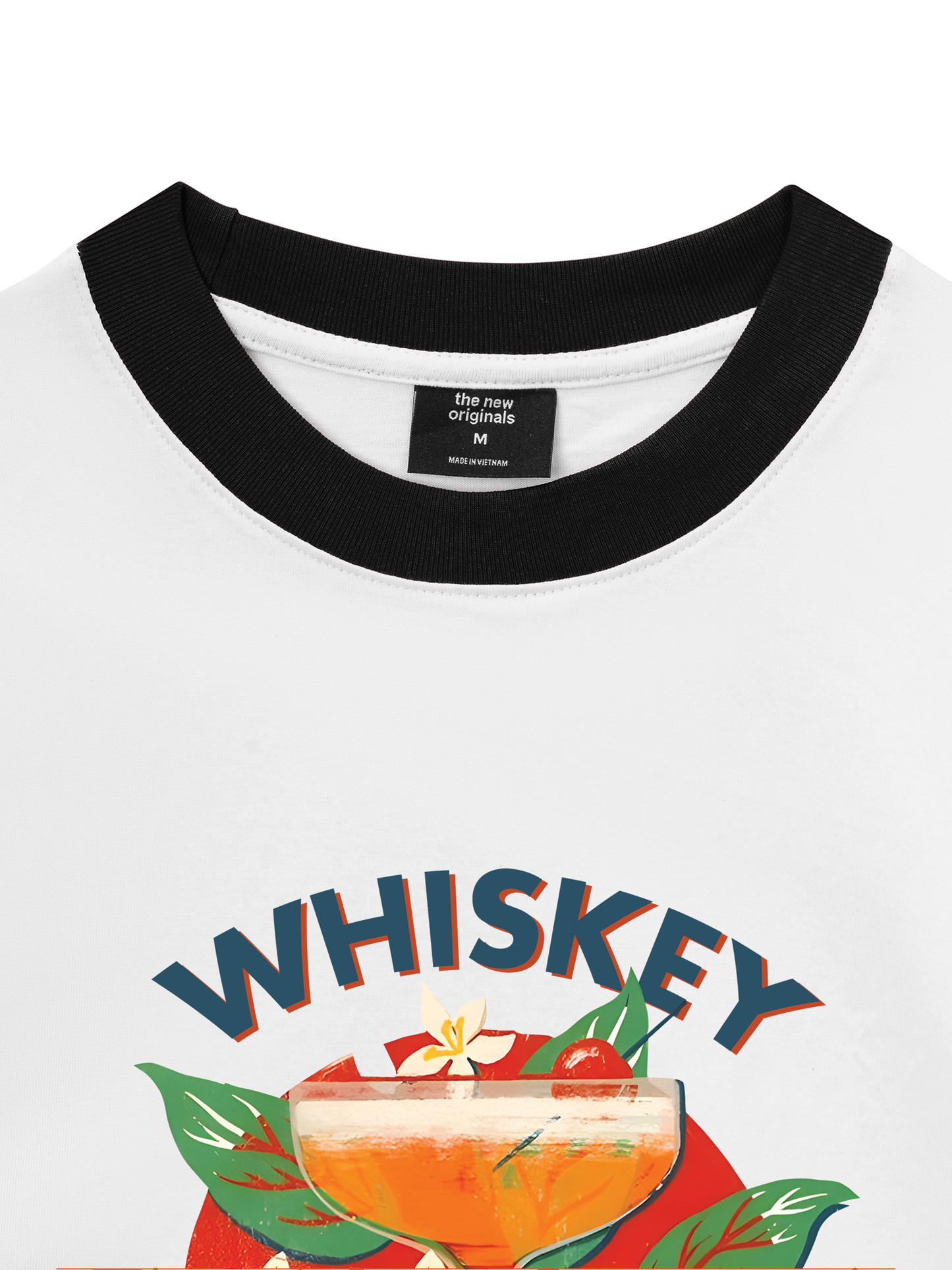 Áo Thun Ringer Relaxed Fit whiskey sour