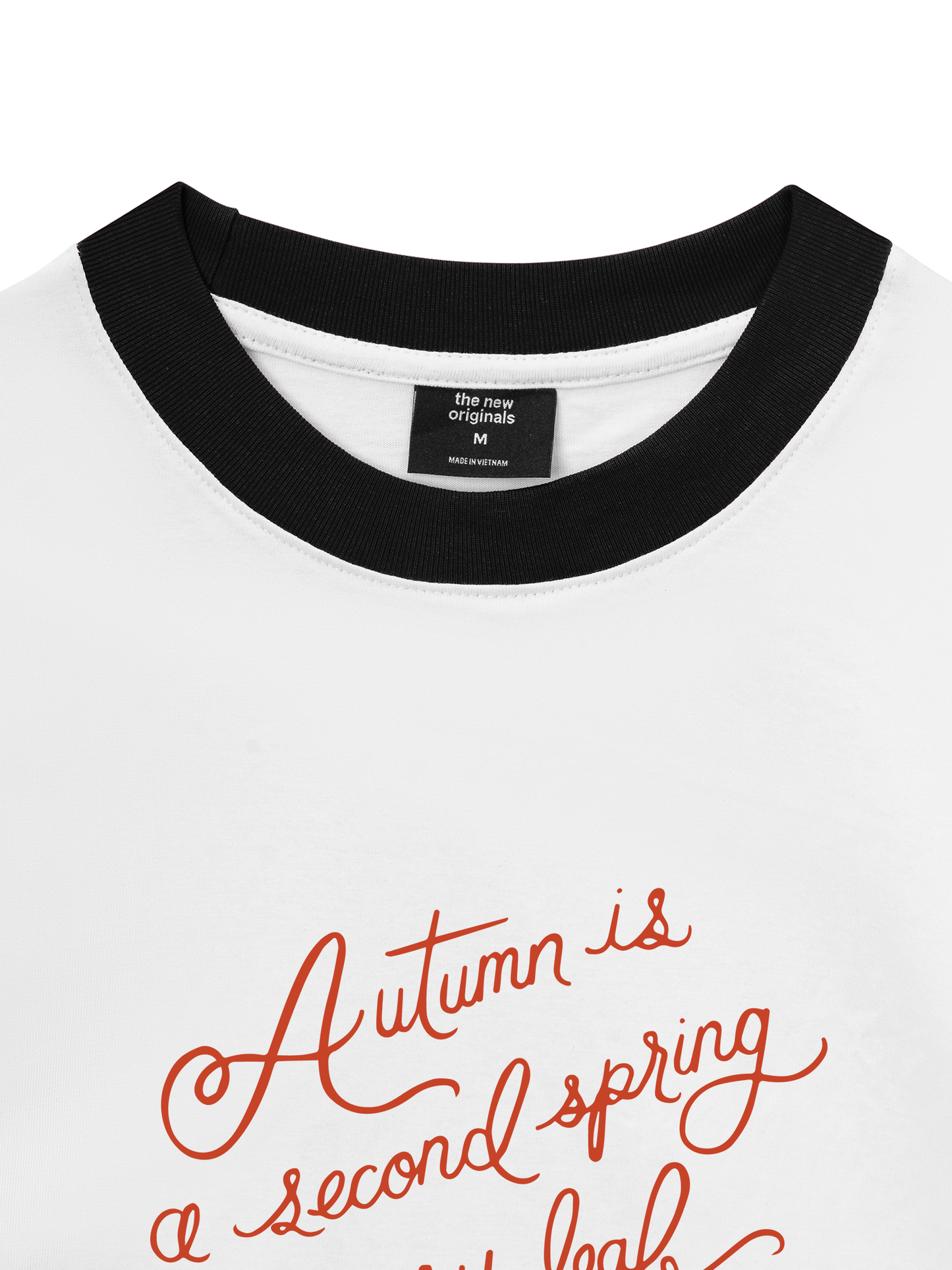 Áo Thun Ringer Relaxed Fit Autumn is a Second Spring