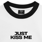 Áo Thun Ringer Relaxed Fit Life Vibe Just Kiss Me
