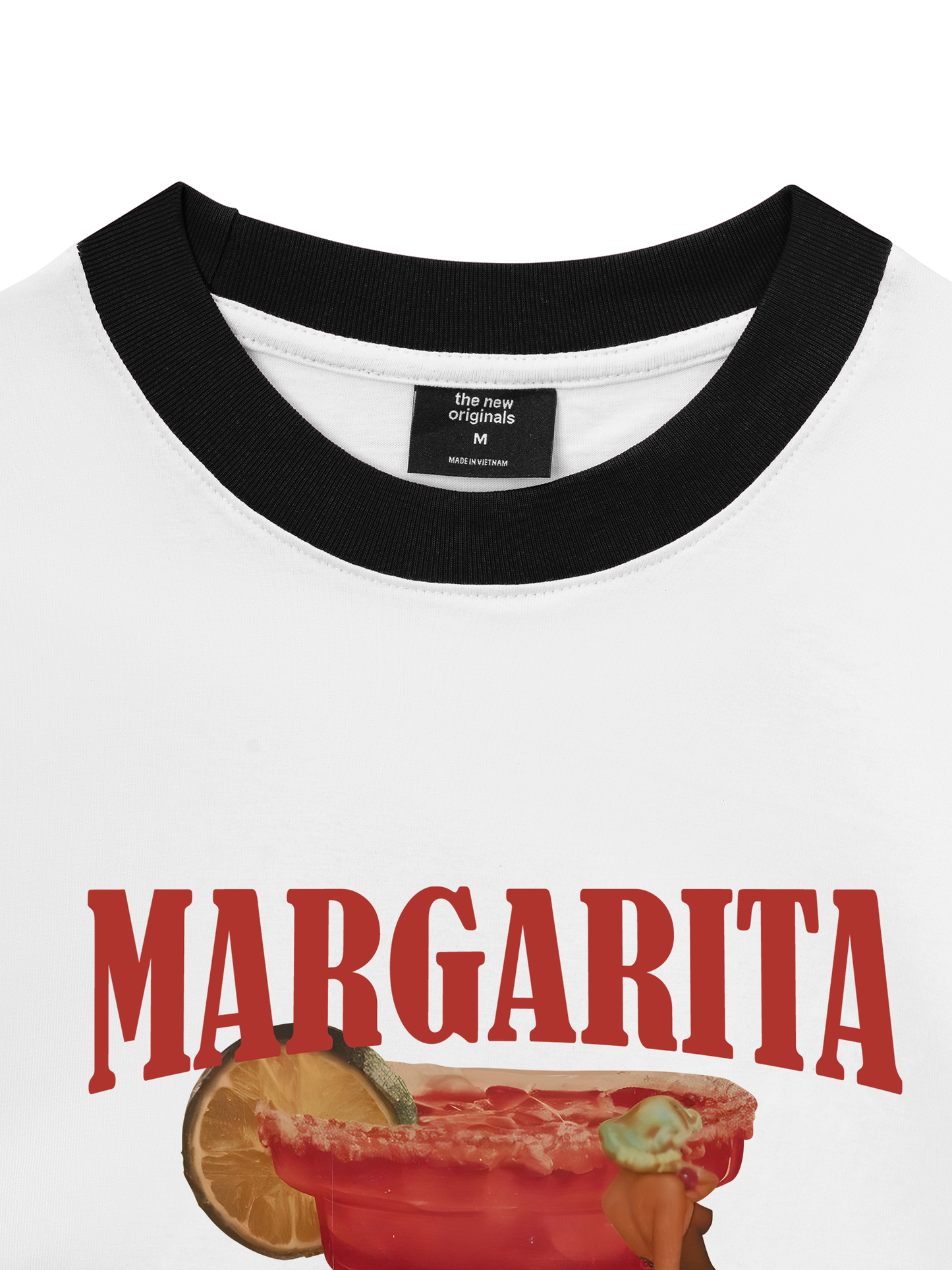 Áo Thun Ringer Relaxed Fit Fresh Margarita Retro