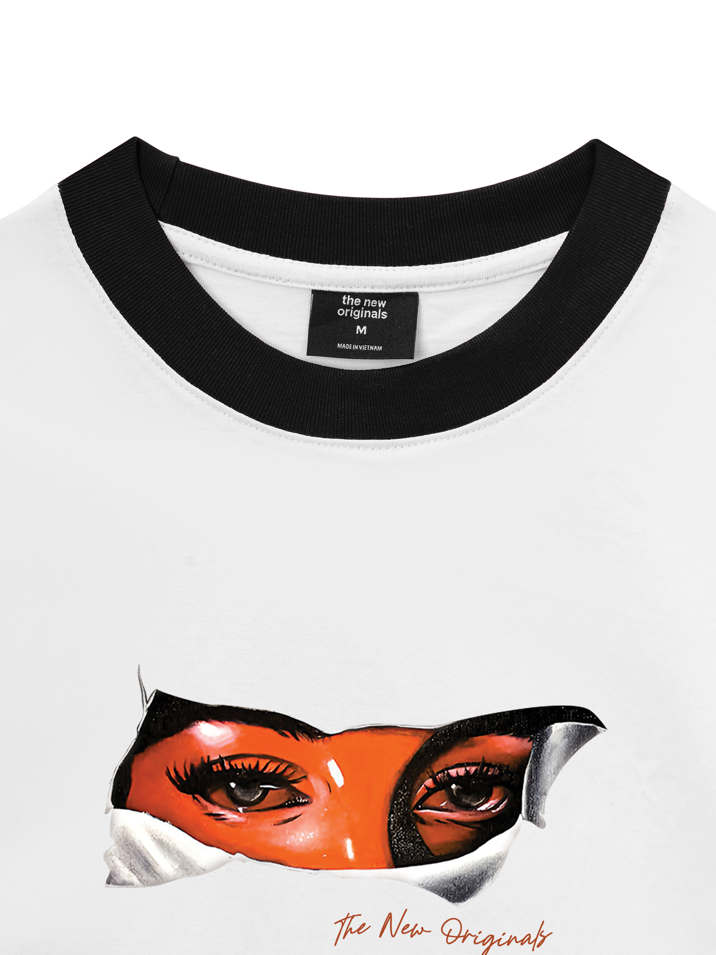 Áo Thun Ringer Relaxed Fit Virgin Mary Eye