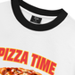 Áo Thun Ringer Relaxed Fit Foody Pizza Time