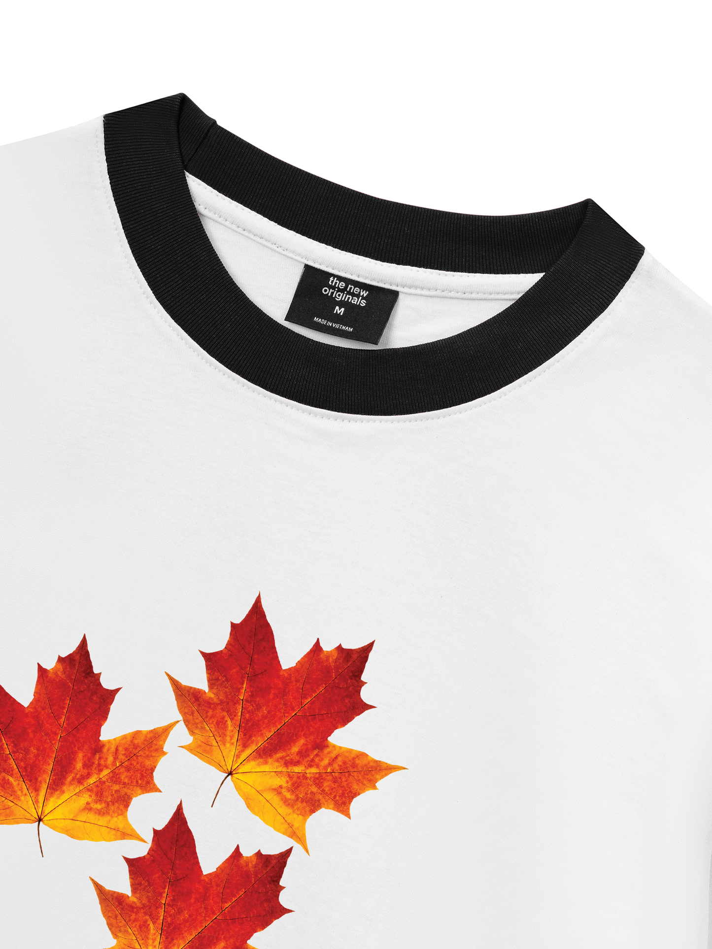 Áo Thun Ringer Relaxed Fit Autumn Play In The Leaves