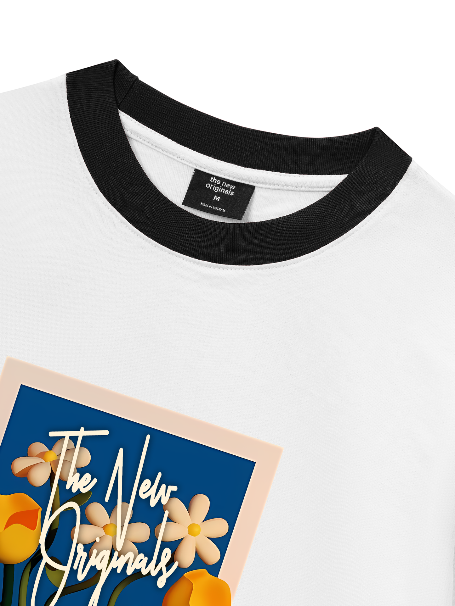Áo Thun Ringer Relaxed Fit Be Bold Wellcome Happiness