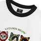 Áo Thun Ringer Relaxed Fit Vitamin Meow