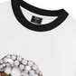 Áo Thun Ringer Relaxed Fit Art Pearl Lip Black