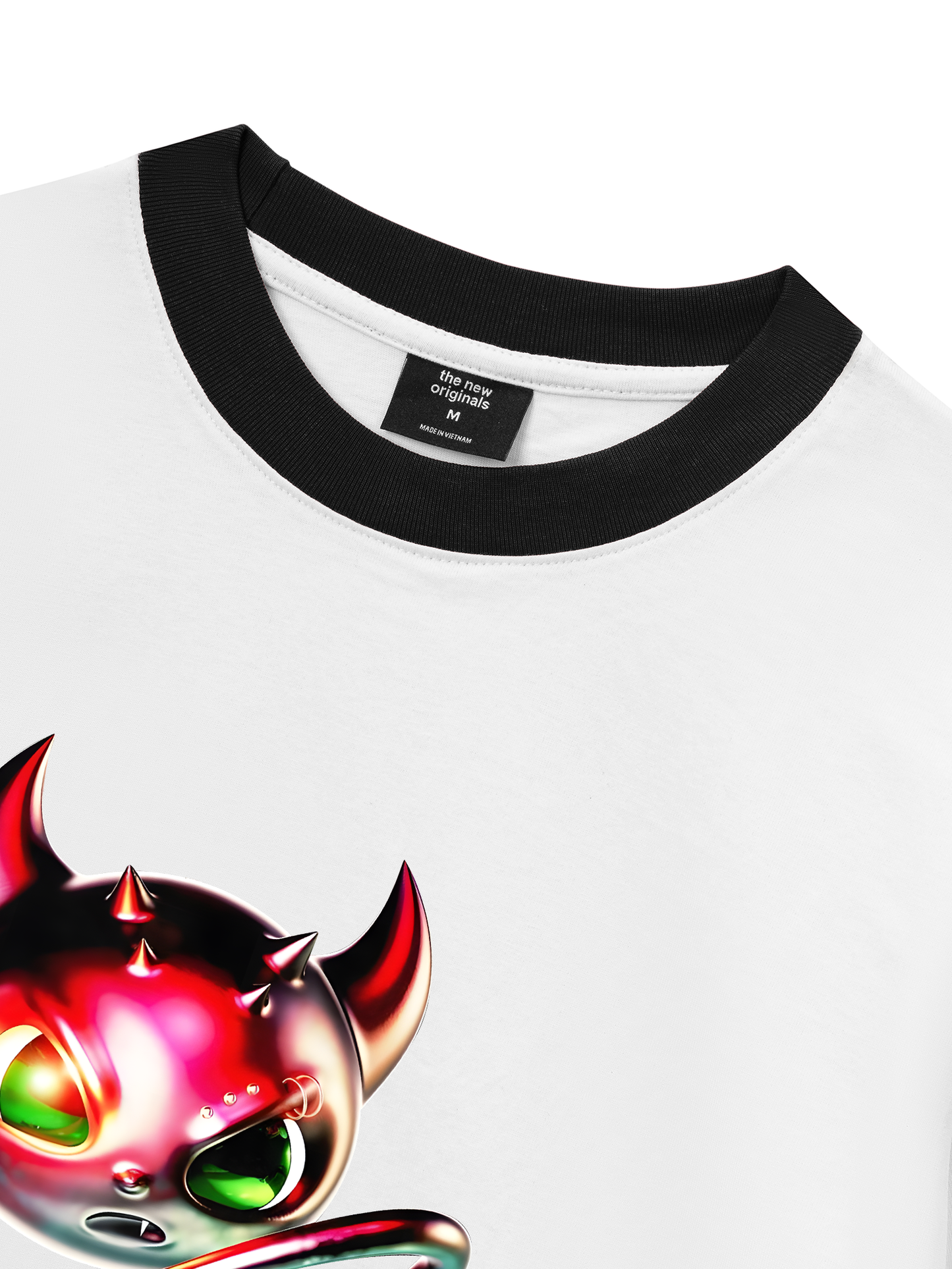 Áo Thun Ringer Relaxed Fit Chrome Devil