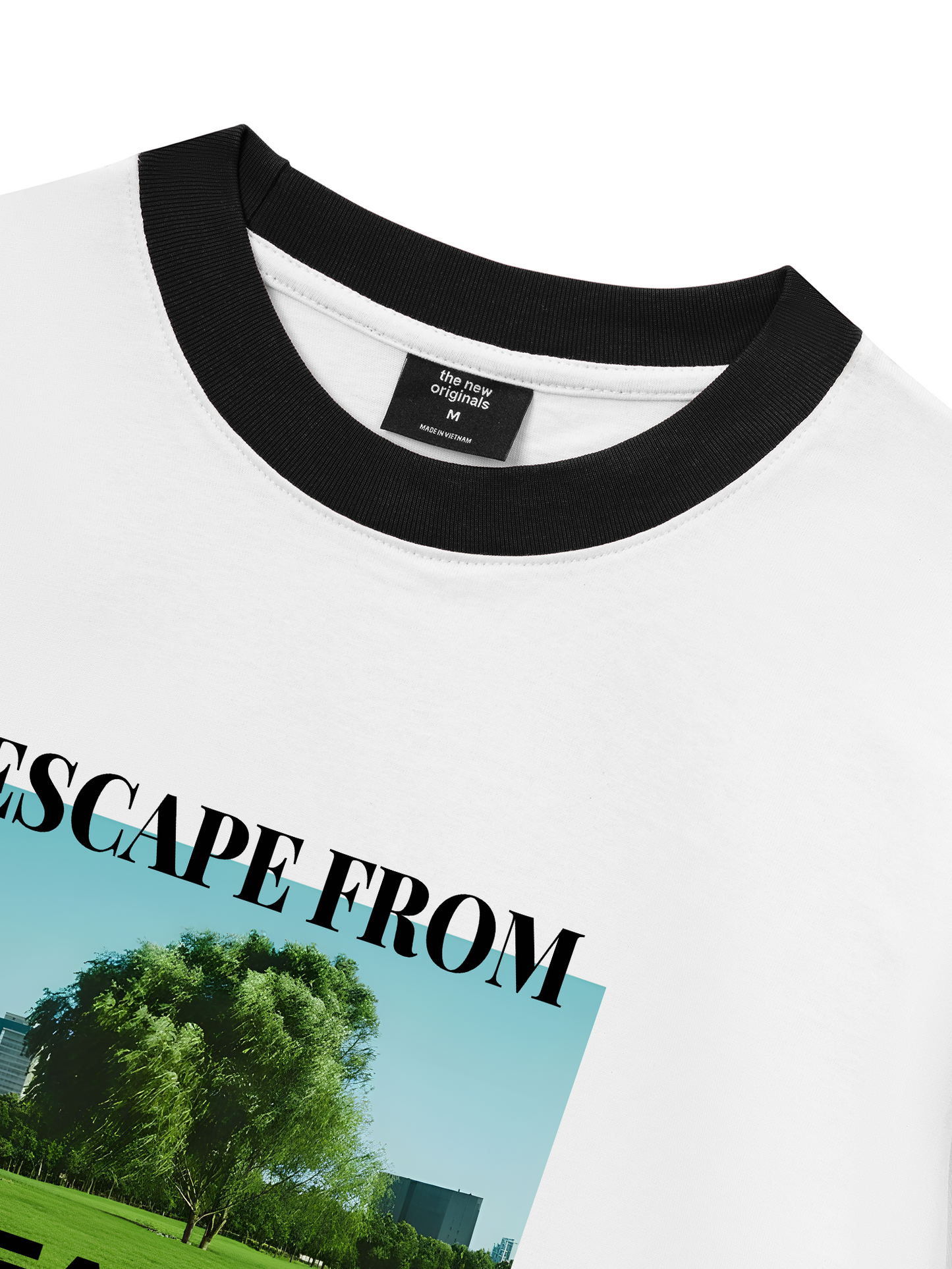 Áo Thun Ringer Relaxed Fit Escape From Reality