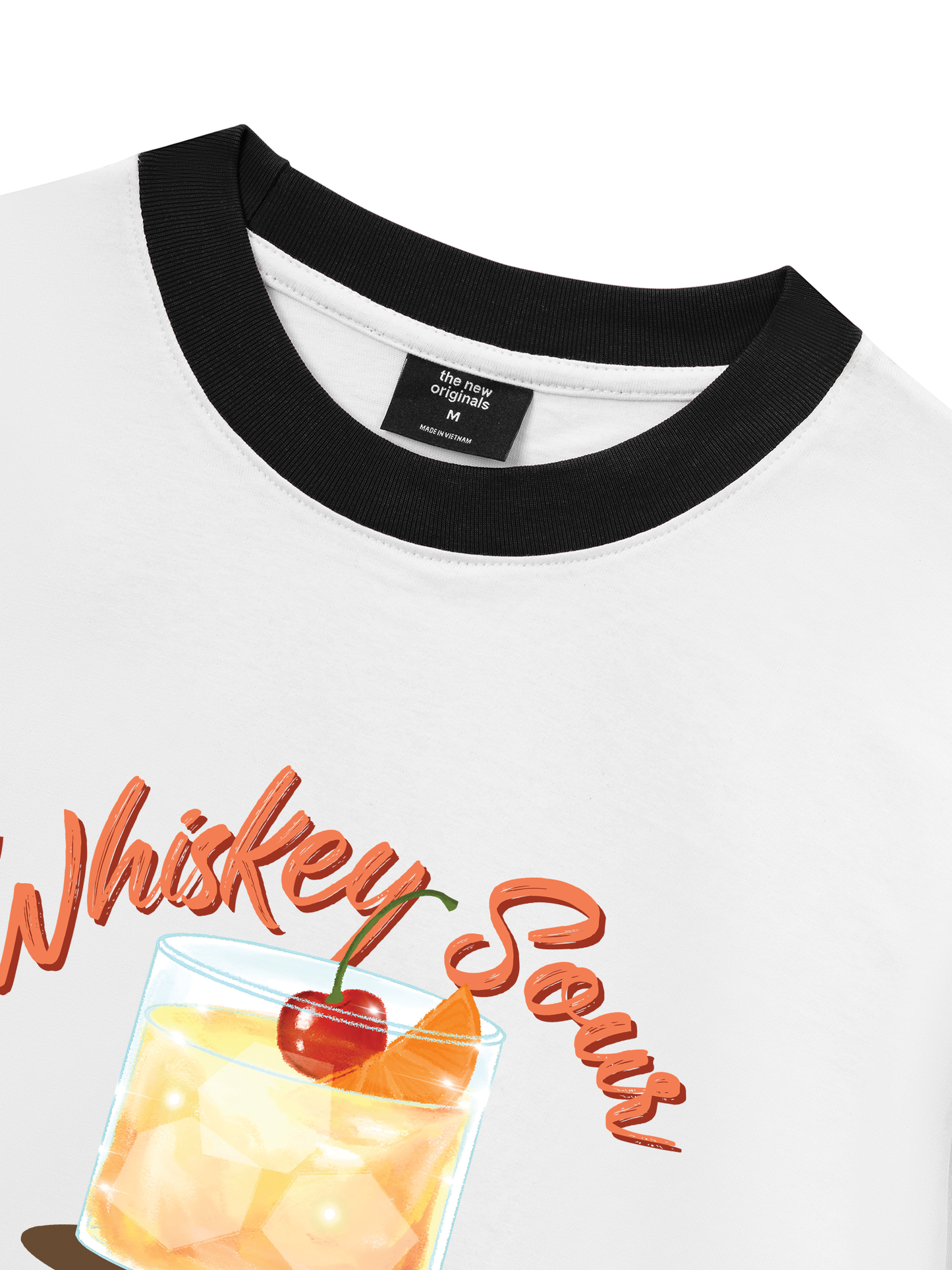 Áo Thun Ringer Relaxed Fit Whiskey Sour