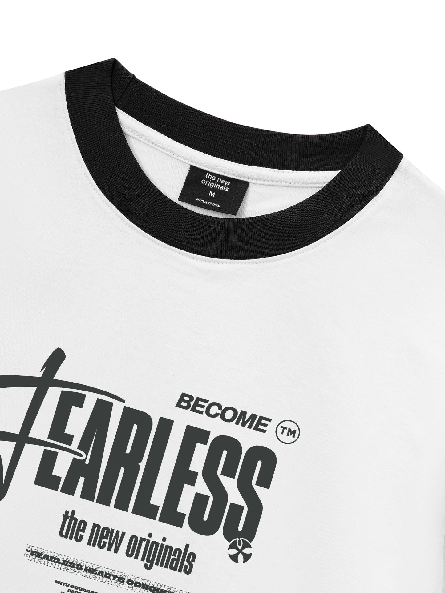 Áo Thun Ringer Relaxed Fit Be Bold Become Fearless