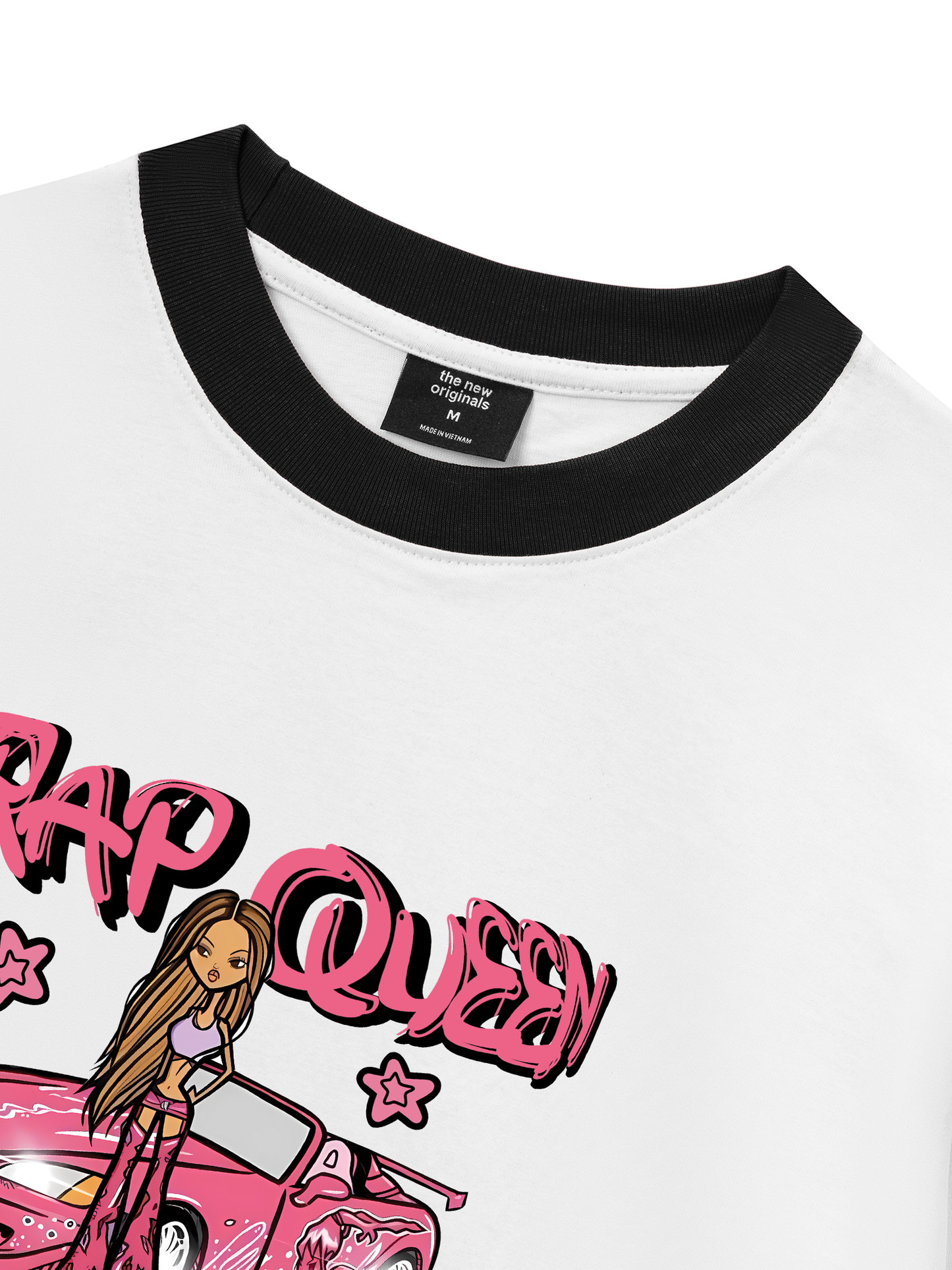 Áo Thun Ringer Relaxed Fit Weekend Trap Queen