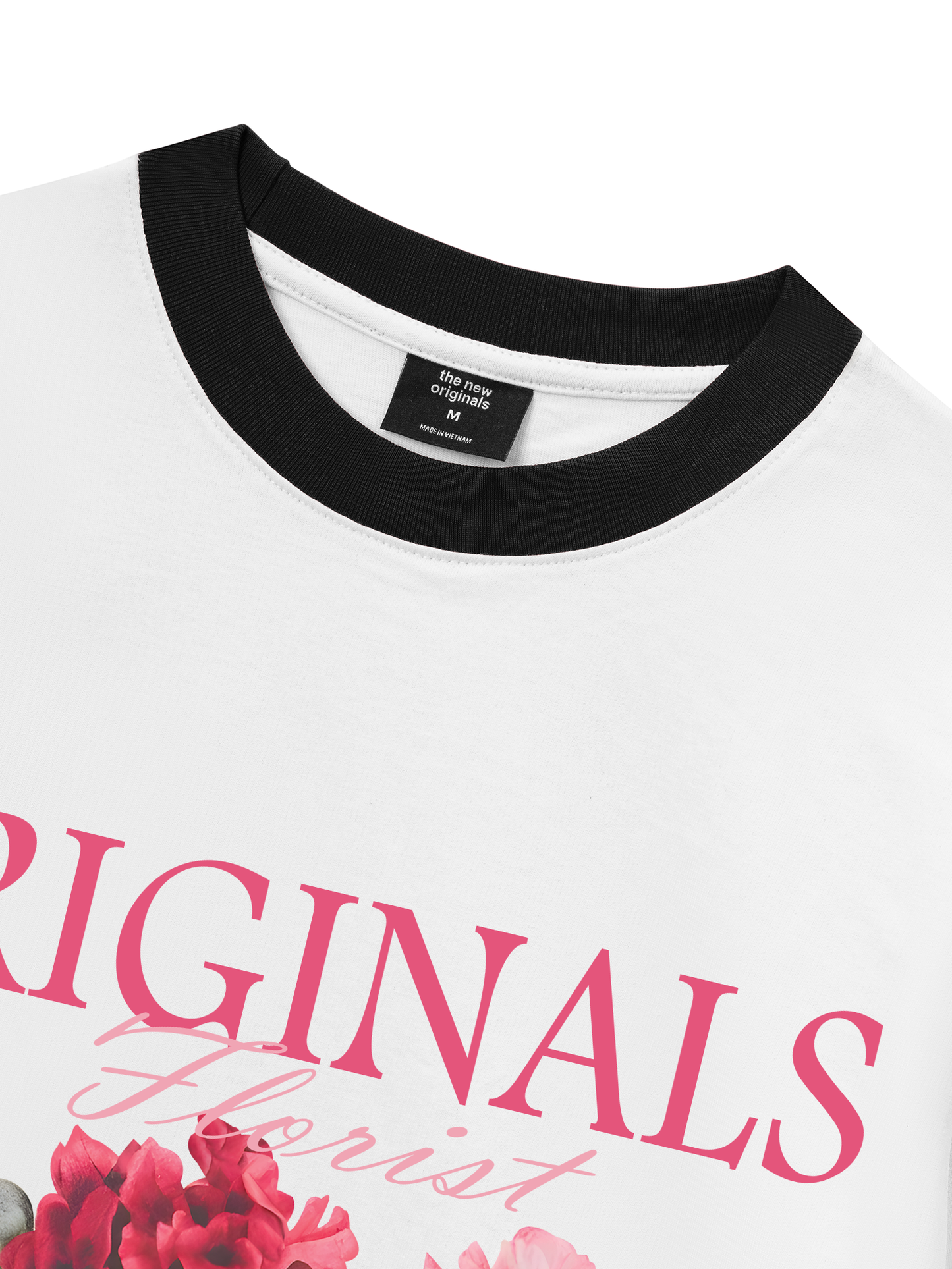 Áo Thun Ringer Relaxed Fit Summer Vibes Originals Florist