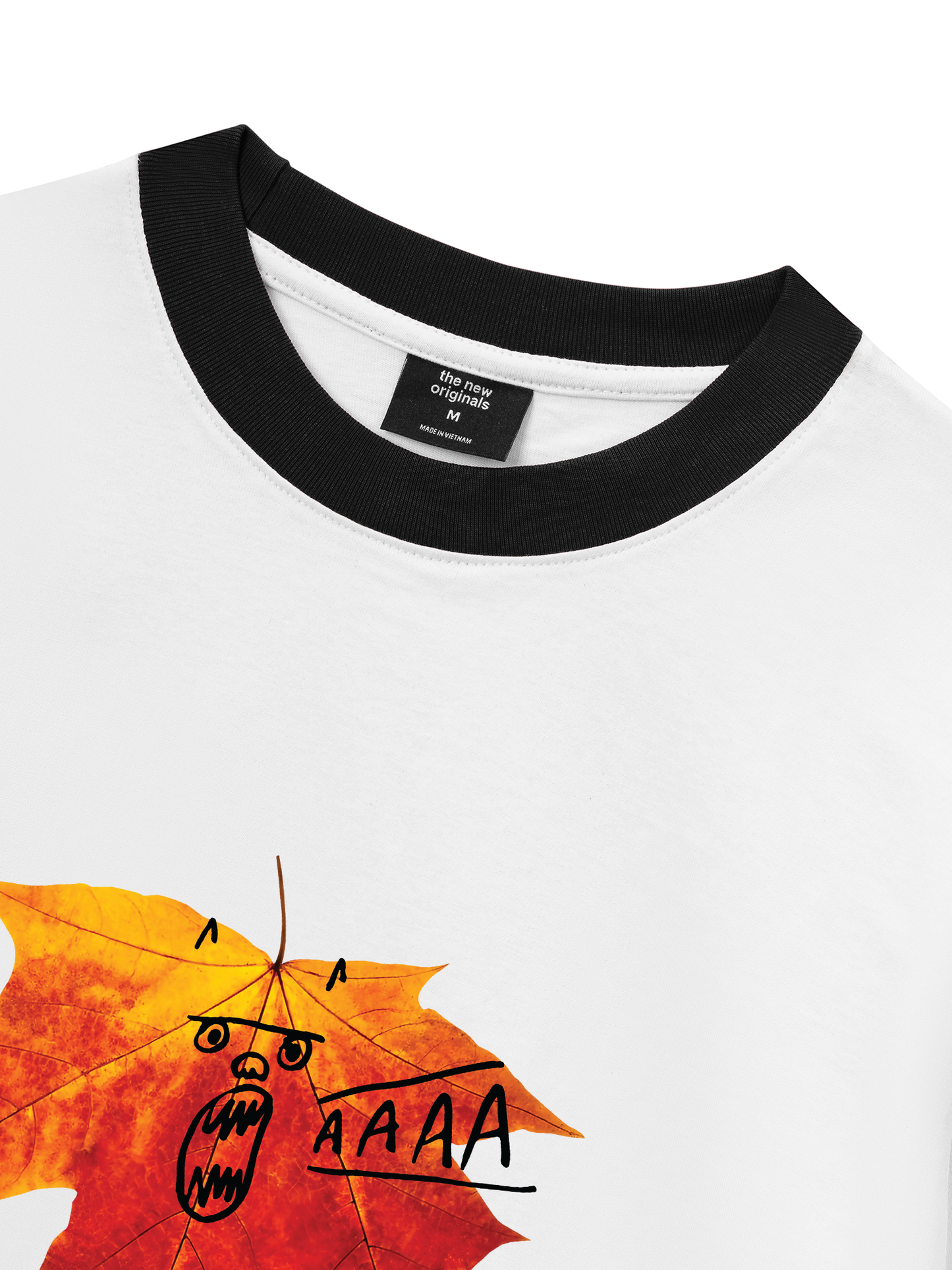 Áo Thun Ringer Relaxed Fit Maple Leaf