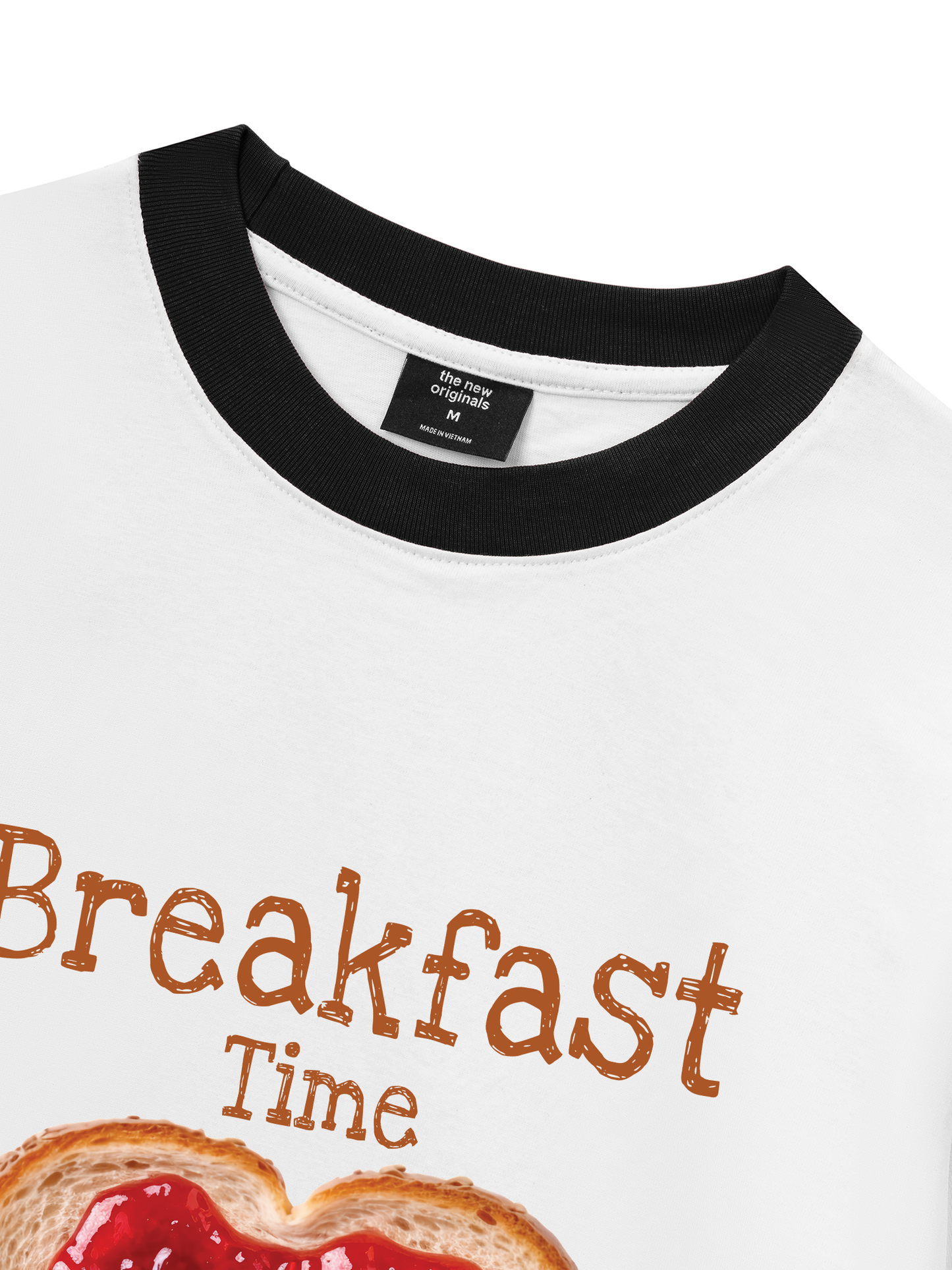 Áo Thun Ringer Relaxed Fit Breakfast Time