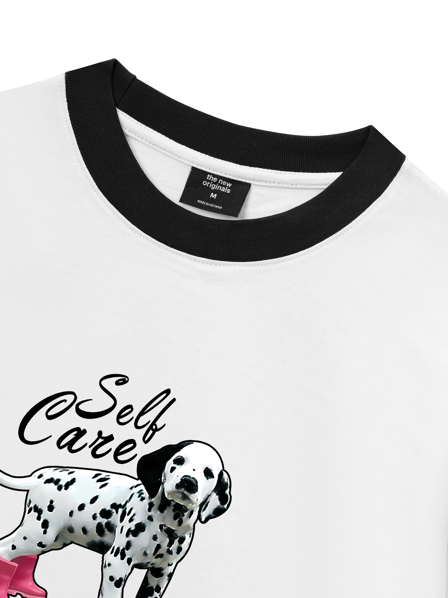 Áo Thun Ringer Relaxed Fit Animal Rainy Puppy