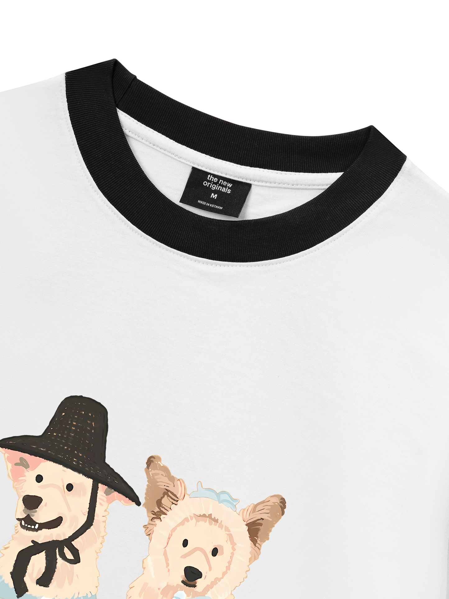 Áo Thun Ringer Relaxed Fit Animal Mood Perfect Pair