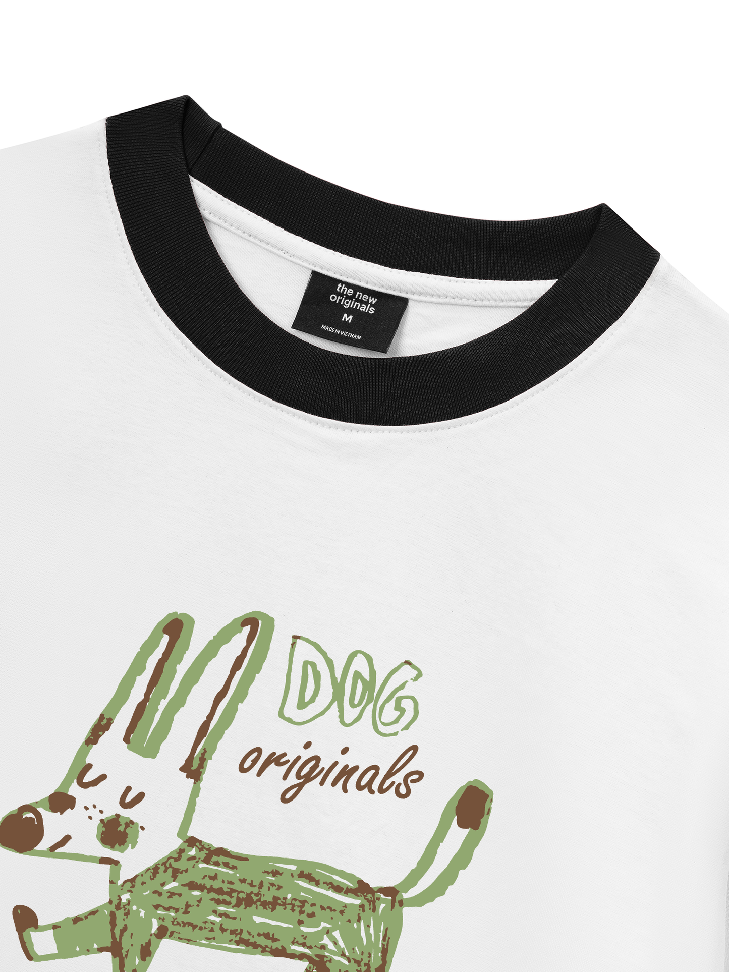 Áo Thun Ringer Relaxed Fit Dog Originals