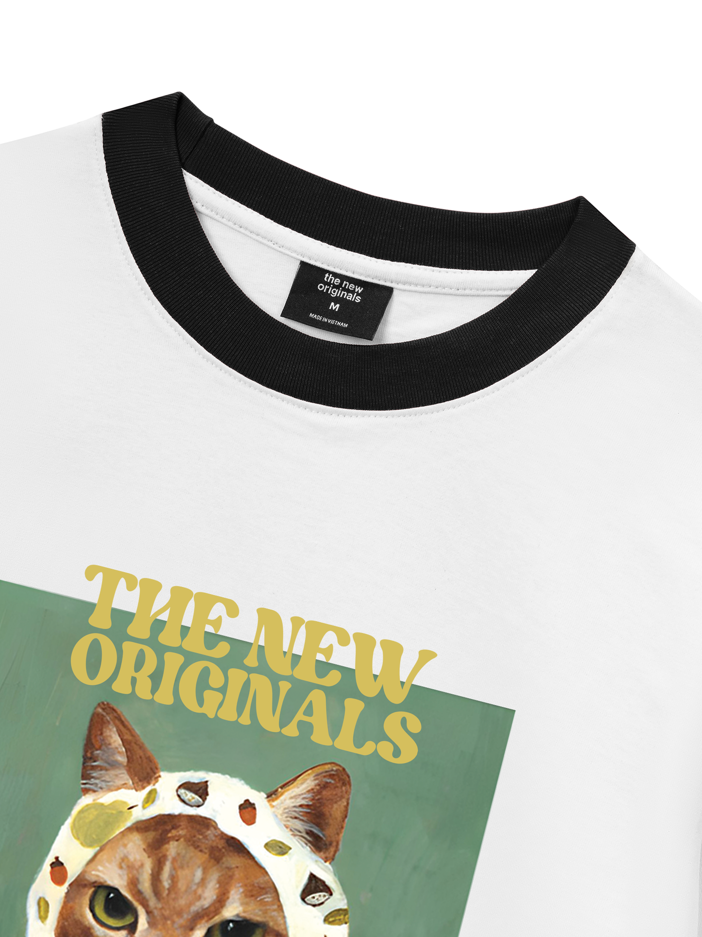 Áo Thun Ringer Relaxed Fit Lady cat