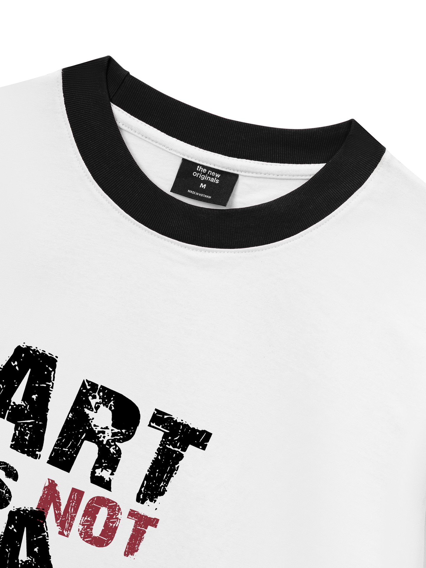 Áo Thun Ringer Relaxed Fit Be Bold Art Is Not A Crime