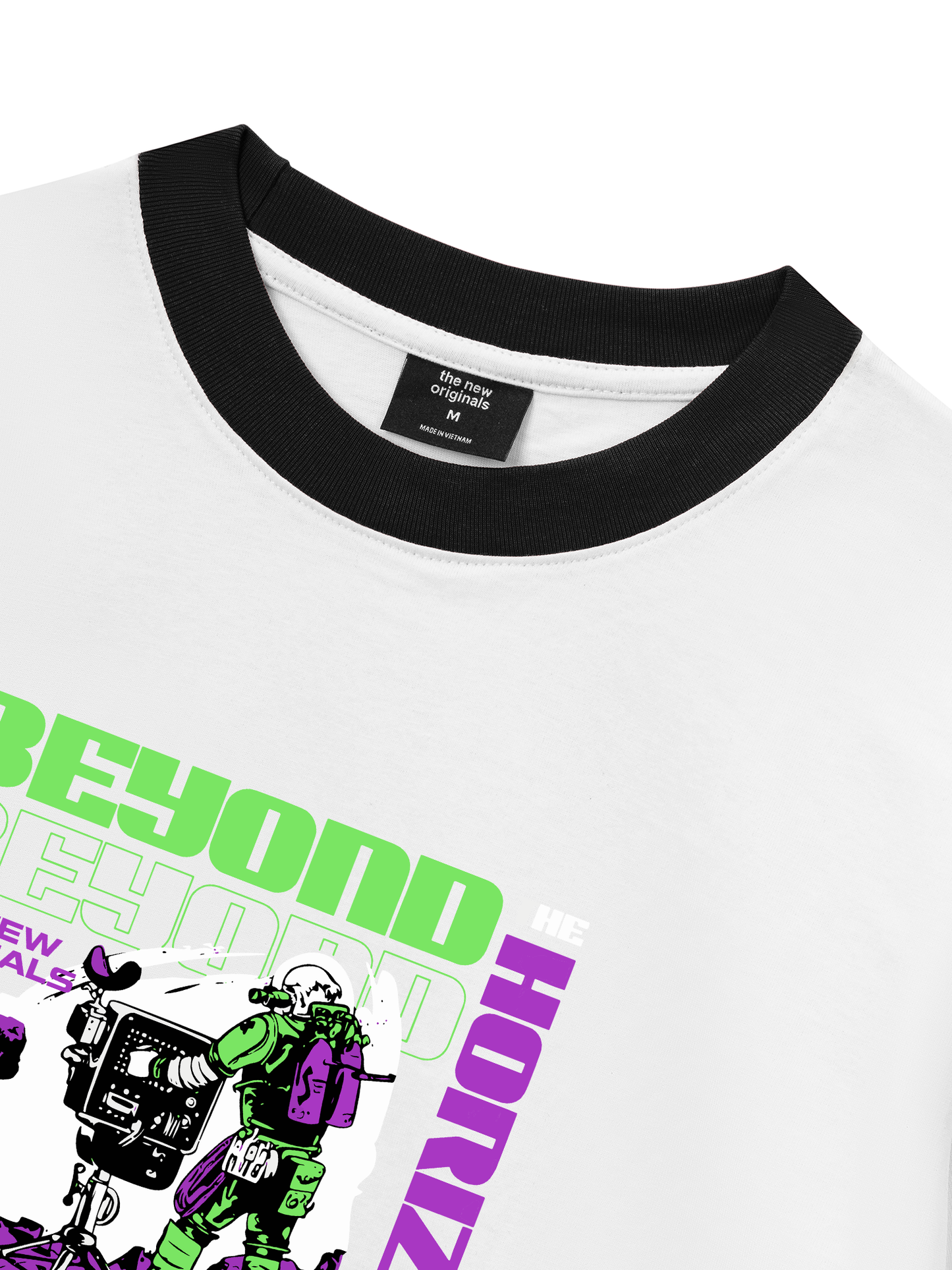 Áo Thun Ringer Relaxed Fit Be Bold Beyond The Horizon