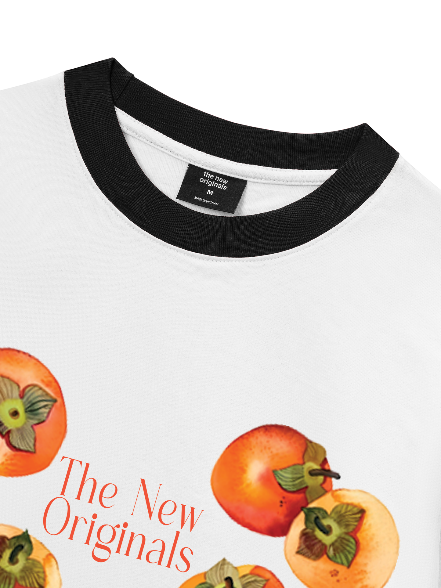 Áo Thun Ringer Relaxed Fit Ripe persimmons