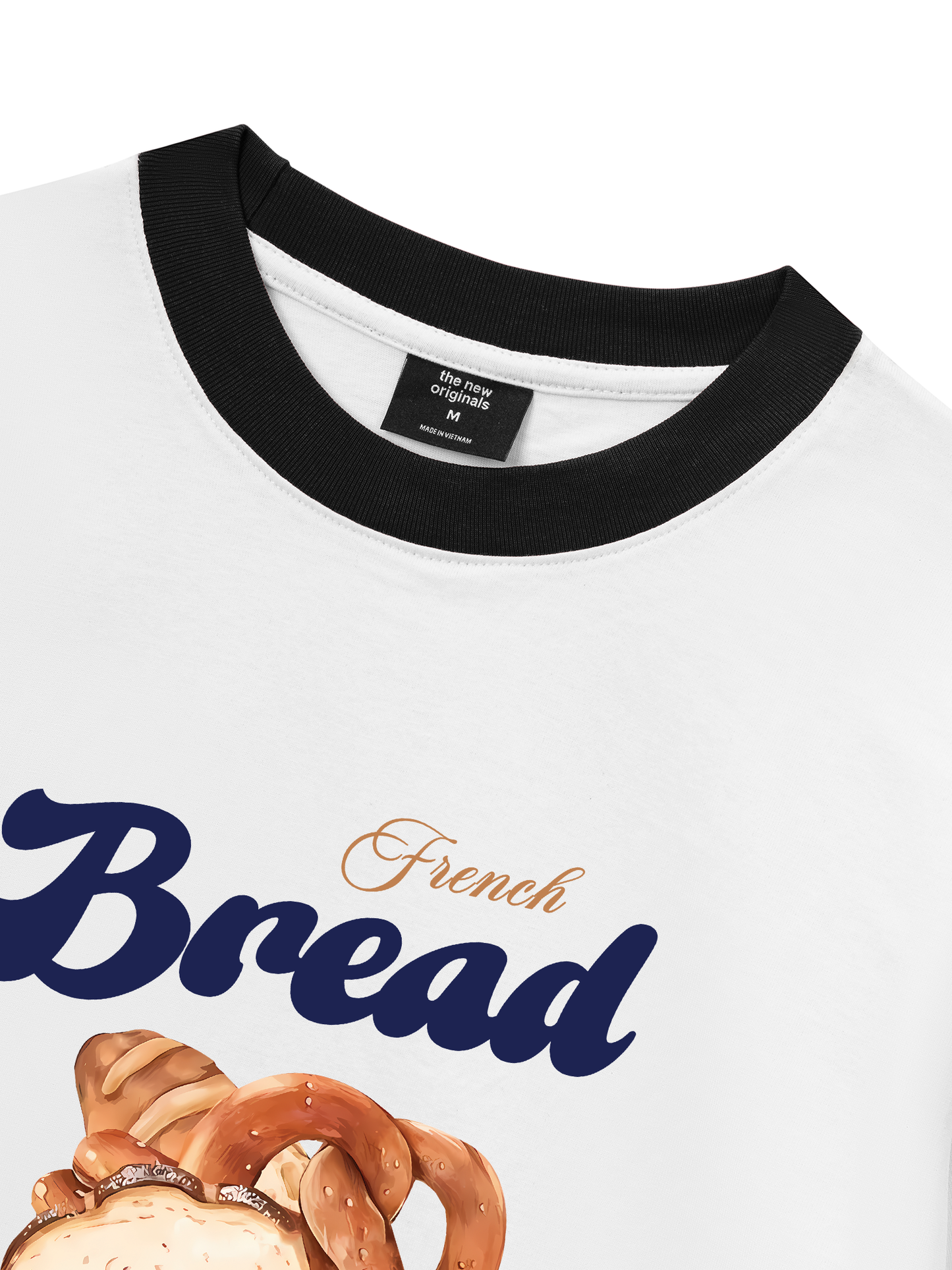 Áo Thun Ringer Relaxed Fit Sweet Pastry Tasty Bread