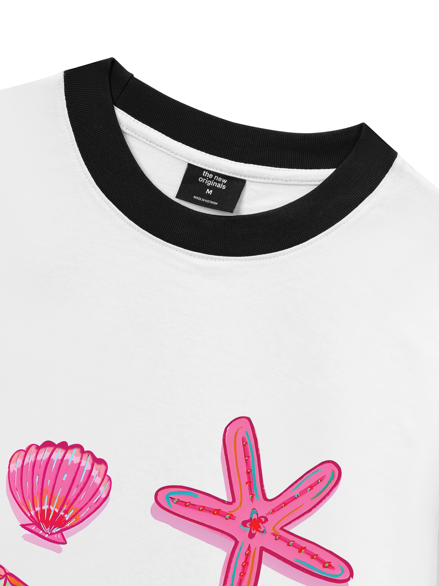 Áo Thun Ringer Relaxed Fit Suummer Vibes Sea Life