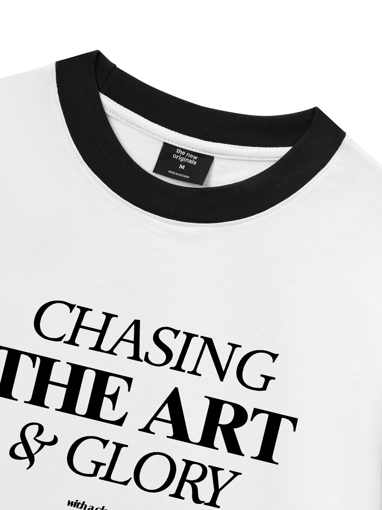 Áo Thun Ringer Relaxed Fit Life Vibe Chasing The Art