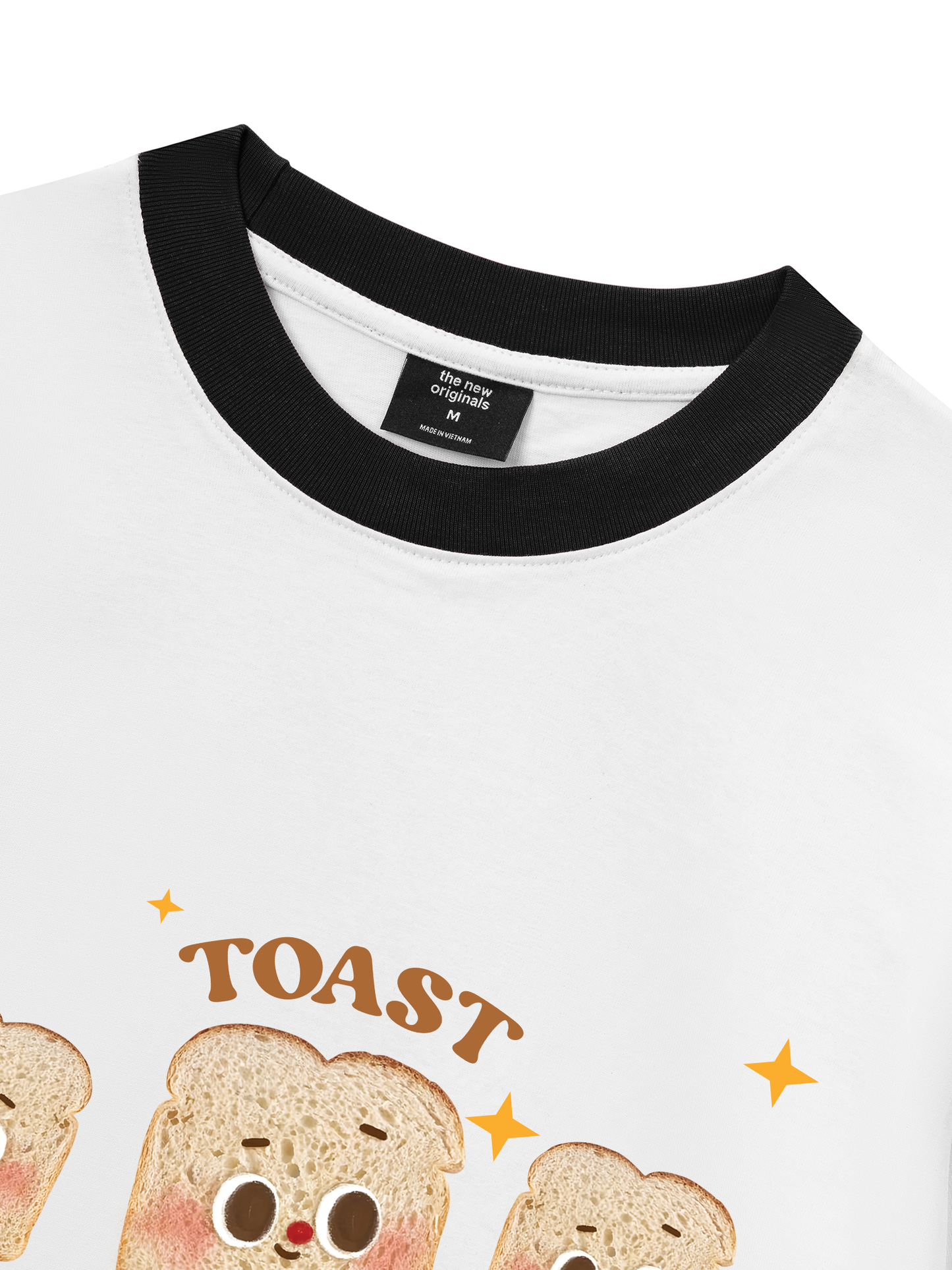 Áo Thun Ringer Relaxed Fit Toast