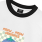 Áo Thun Ringer Relaxed Fit Animal Meow