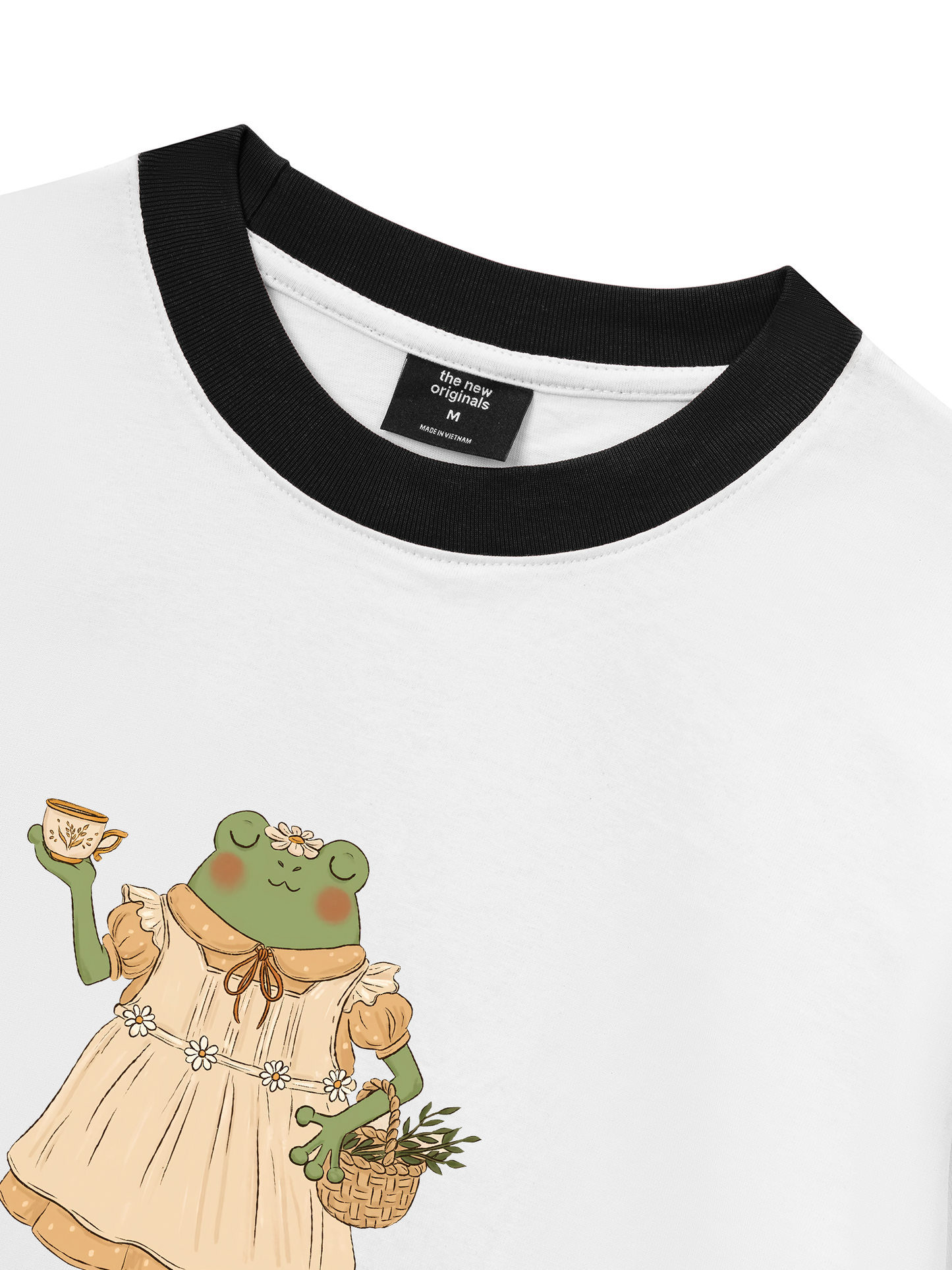 Áo Thun Ringer Relaxed Fit Autumn Frog
