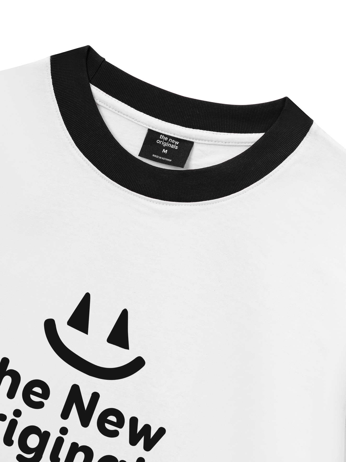 Áo Thun Ringer Relaxed Fit Be Bold Simple Smile